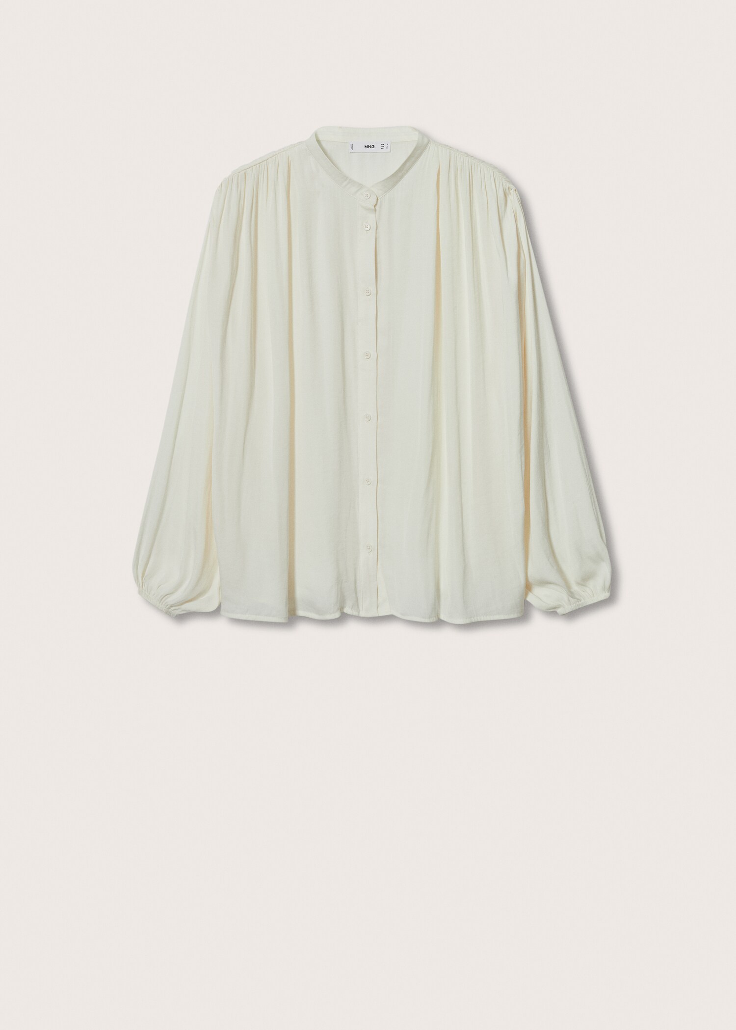 Buttoned flowy blouse - Article without model