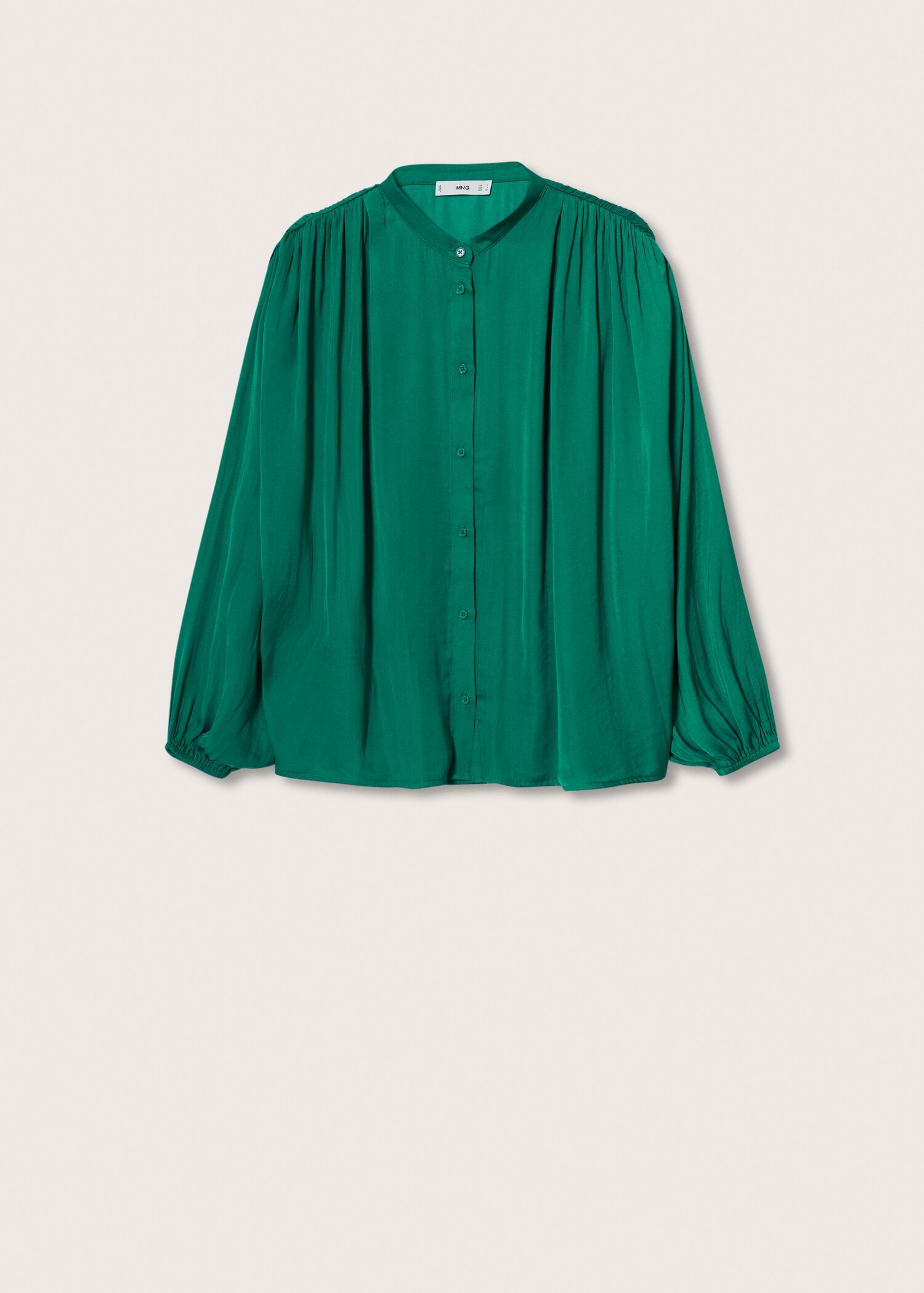 Buttoned flowy blouse - Article without model