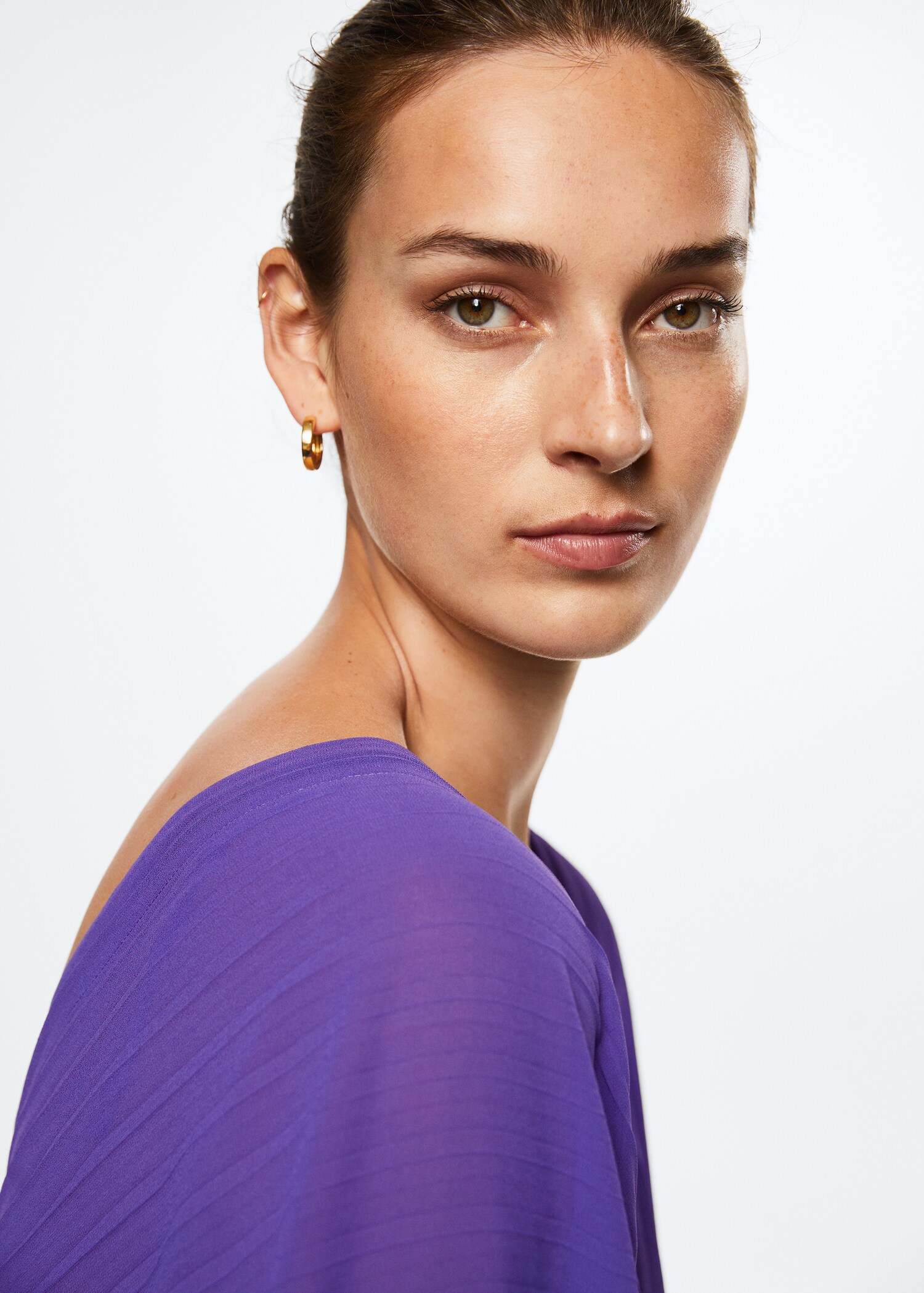 Flowy pleated dress - Details of the article 1