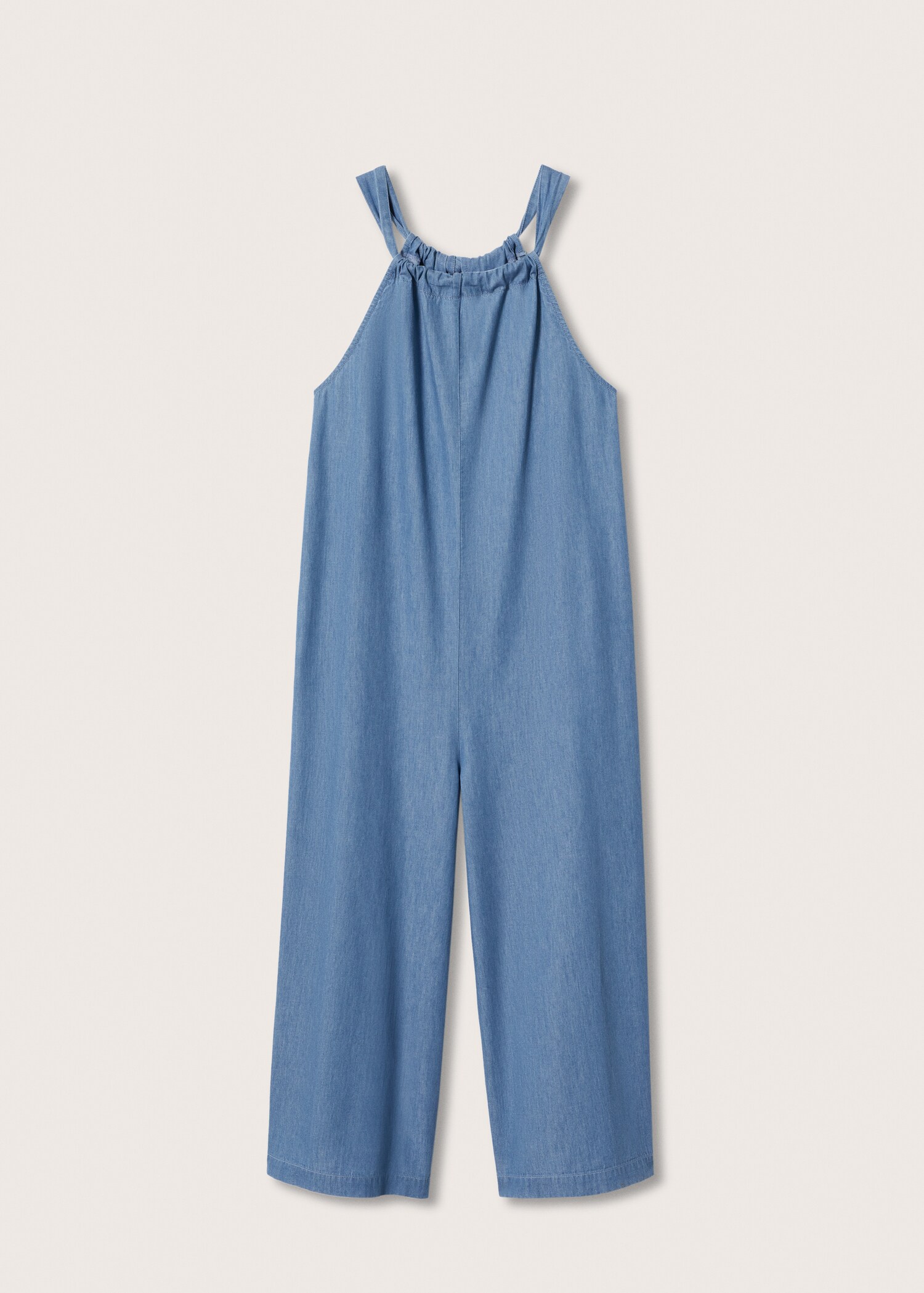Cotton denim jumpsuit - Article without model