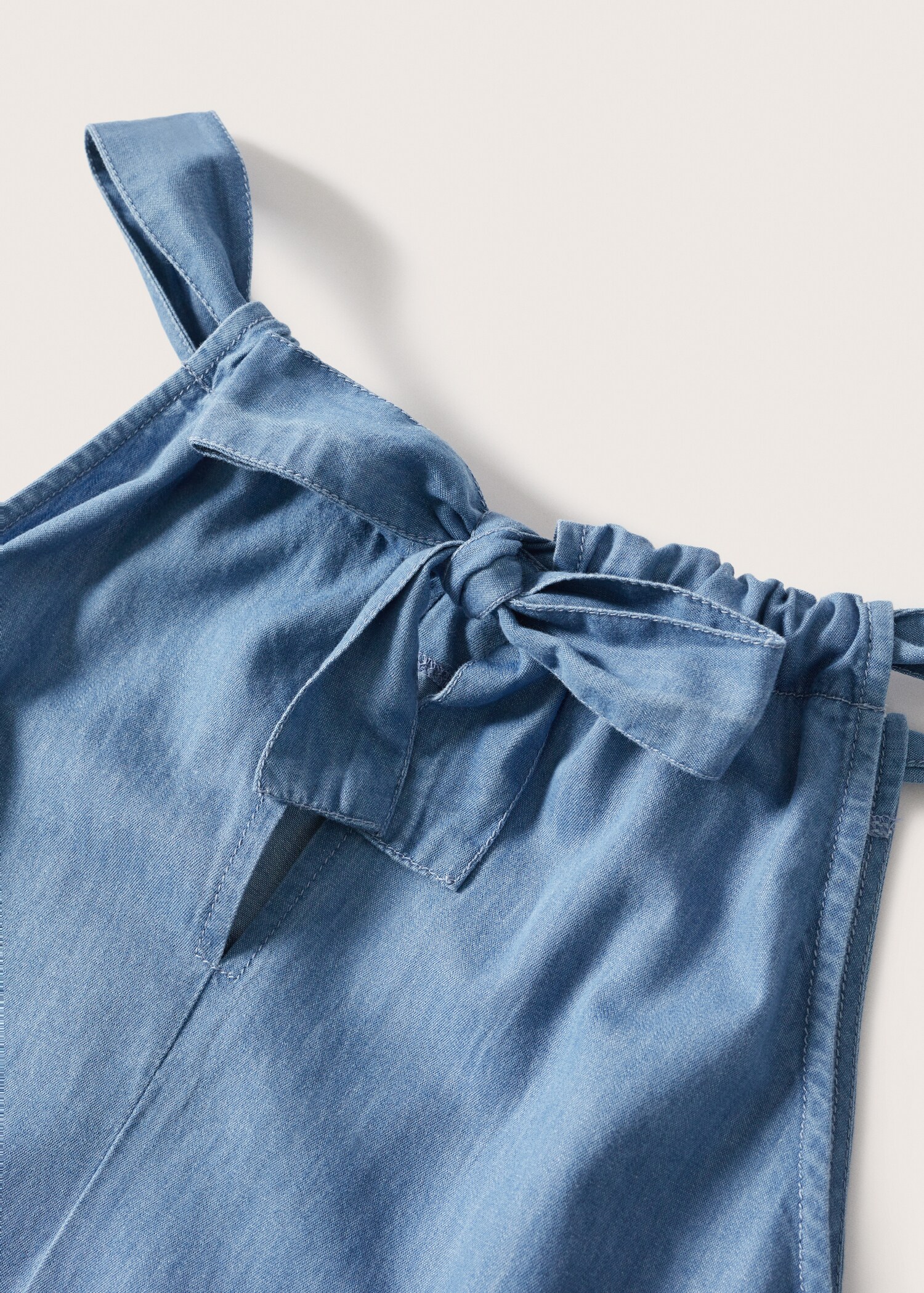 Cotton denim jumpsuit - Details of the article 8