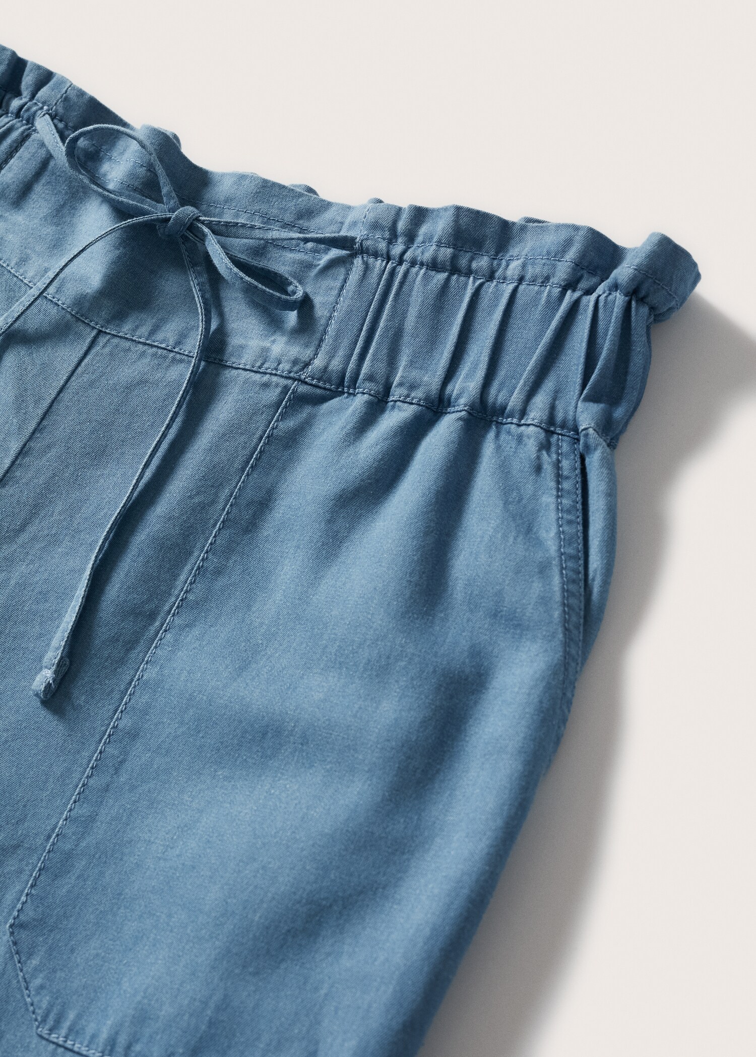 Belt cotton-blend trousers - Details of the article 8