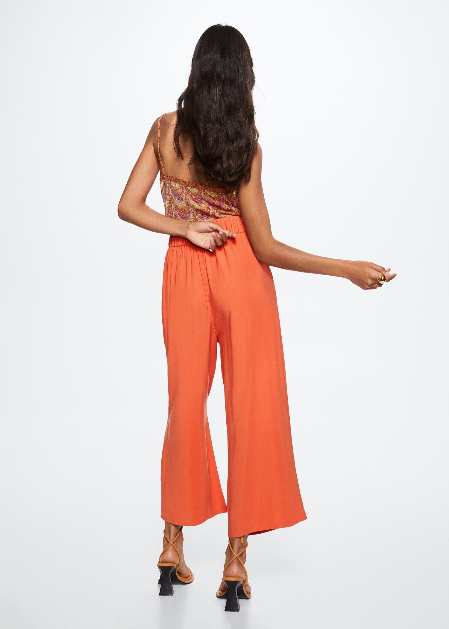 Fluid culotte trouser - Reverse of the article