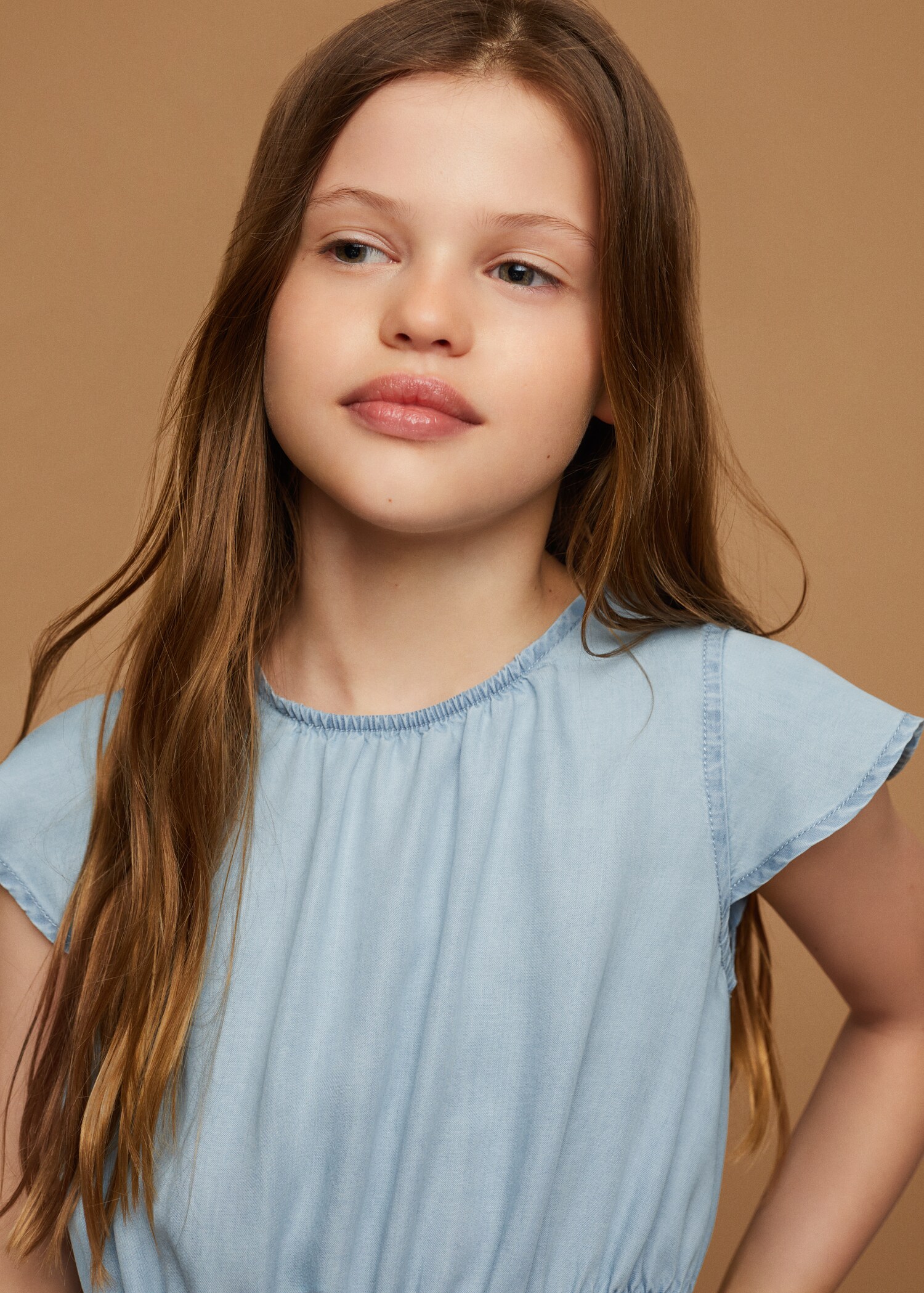 Lyocell short dress - Details of the article 1