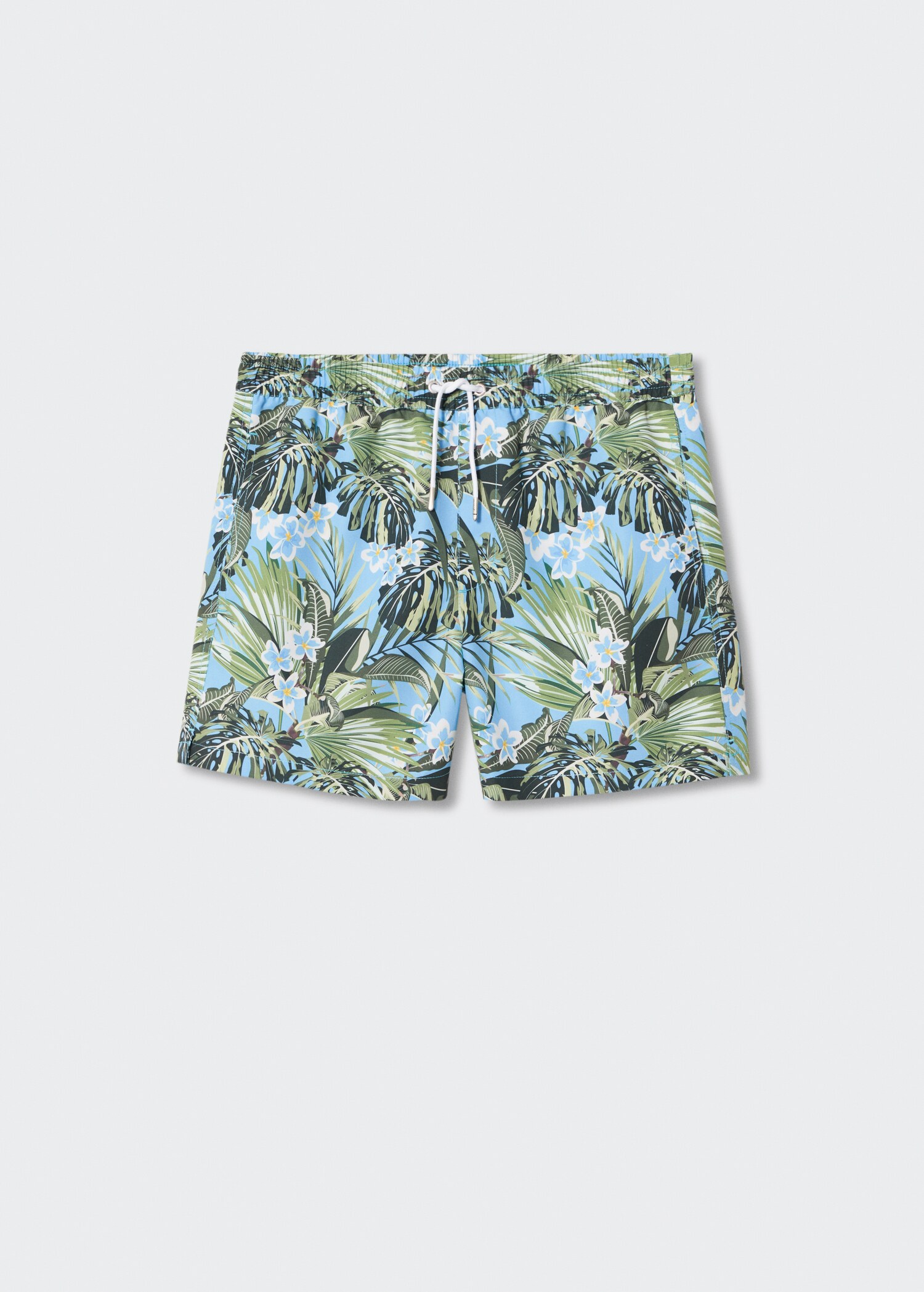 Hawaiian print swimming trunks - Article without model