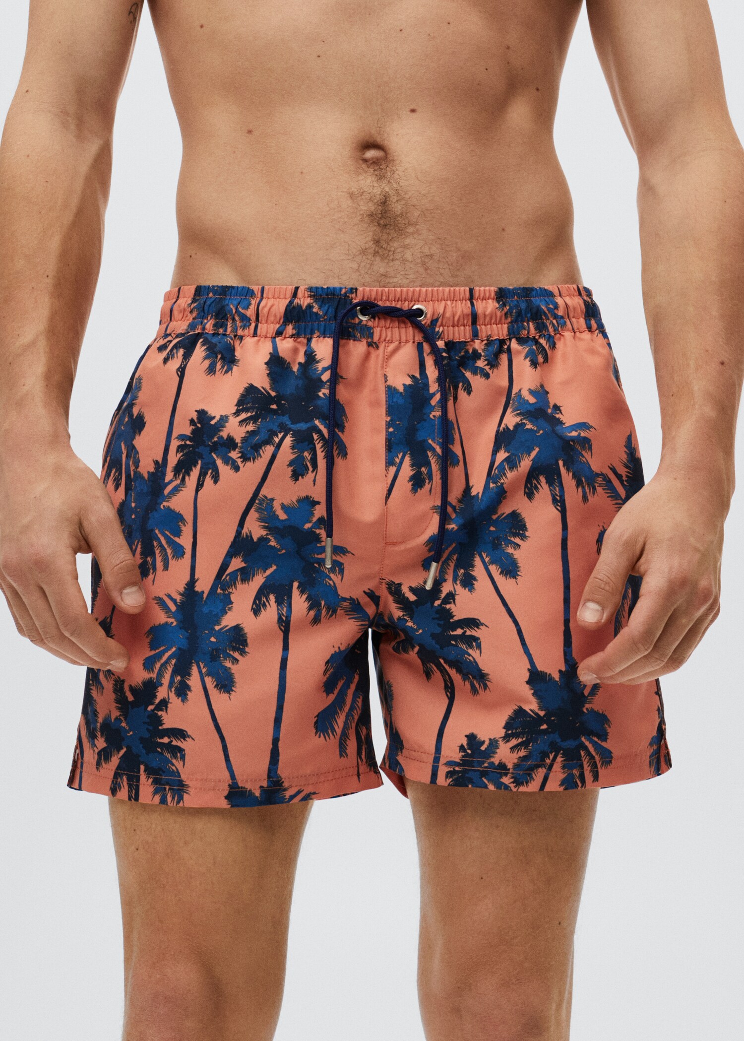 Badeshorts mit Hawaii-Print - Detail des Artikels 1