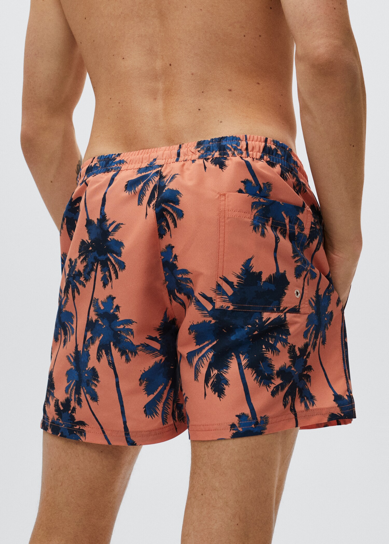Badeshorts mit Hawaii-Print - Detail des Artikels 2