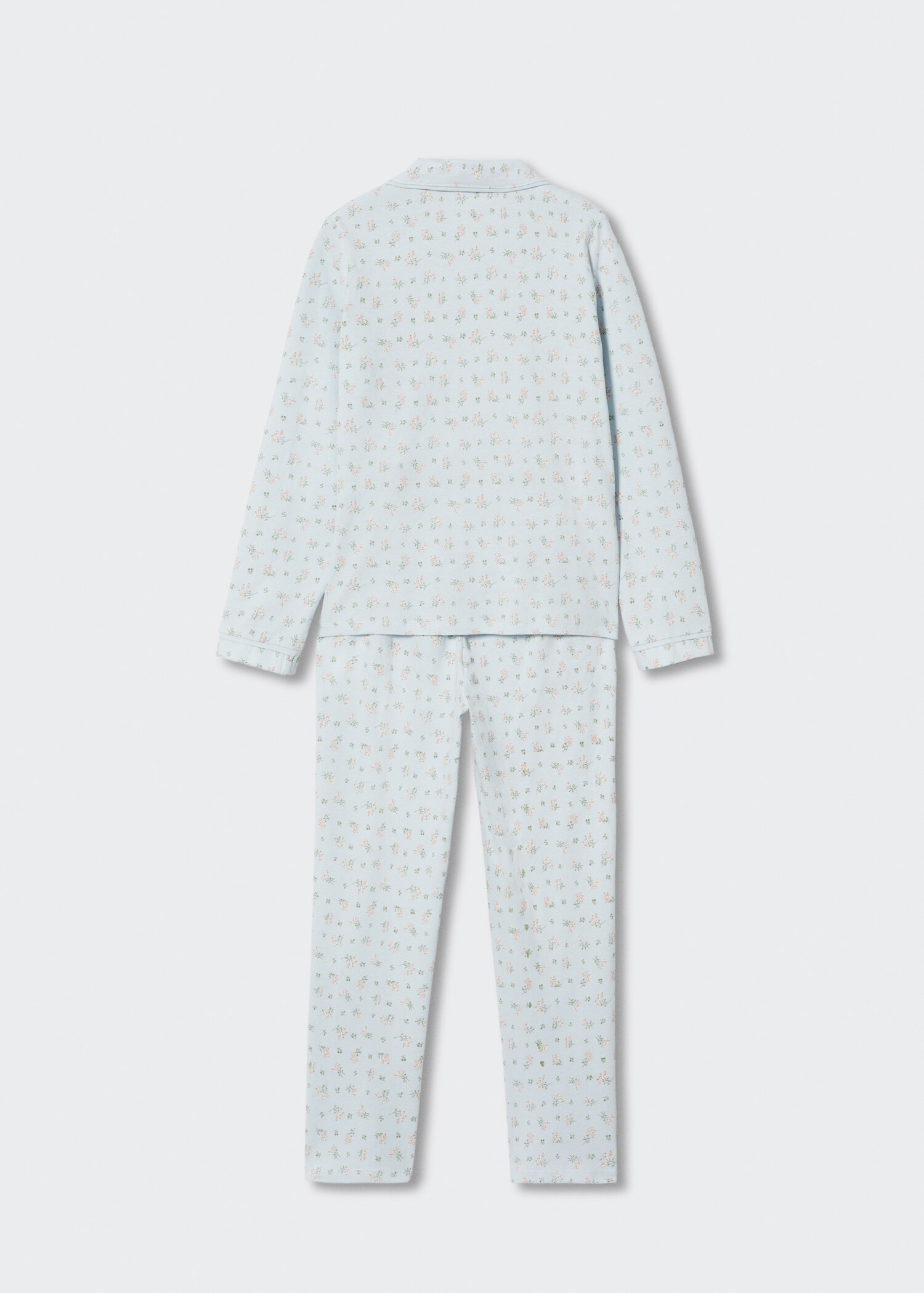 Printed long pyjamas - Reverse of the article