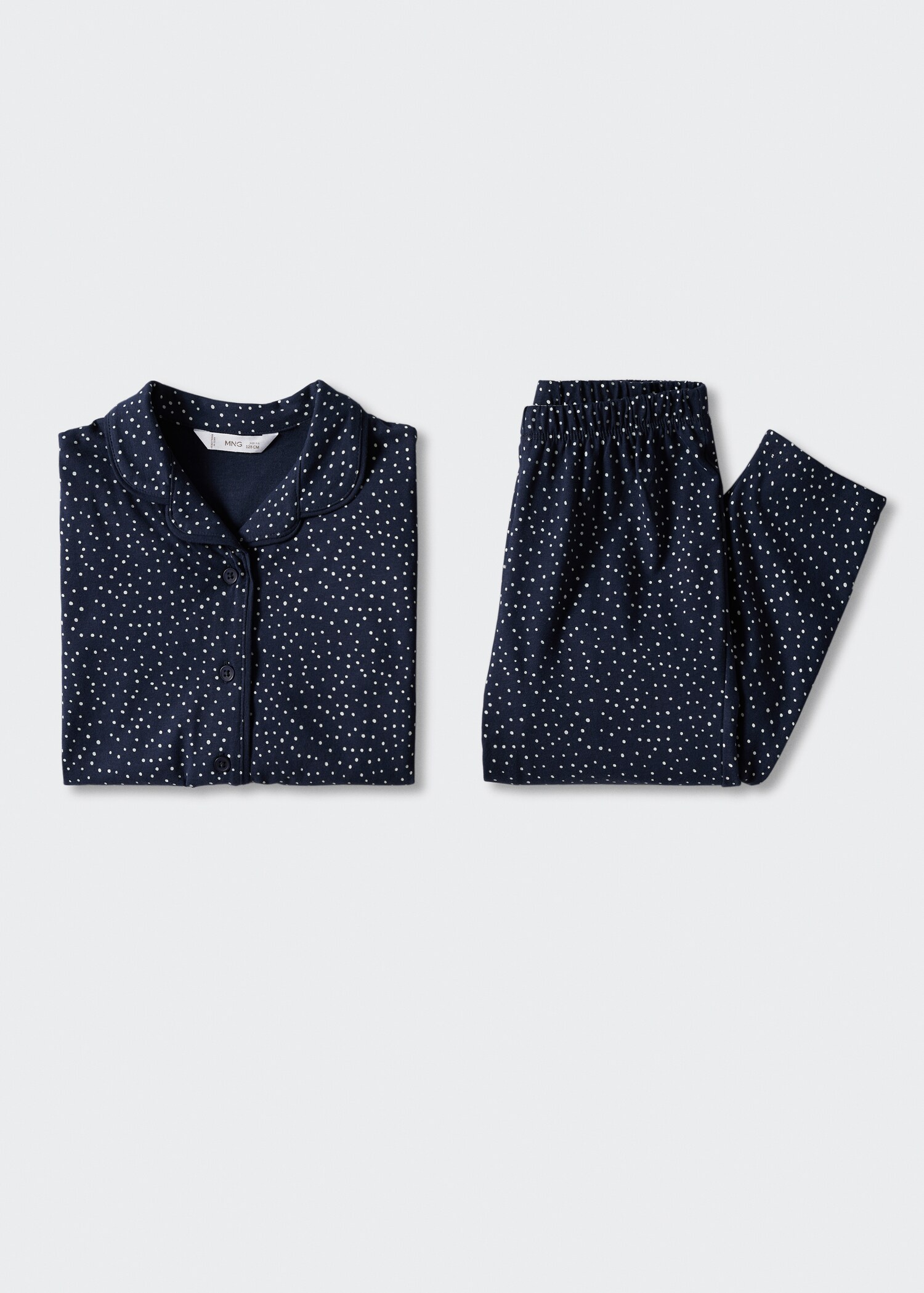 Polka-dot long pyjamas - Details of the article 8