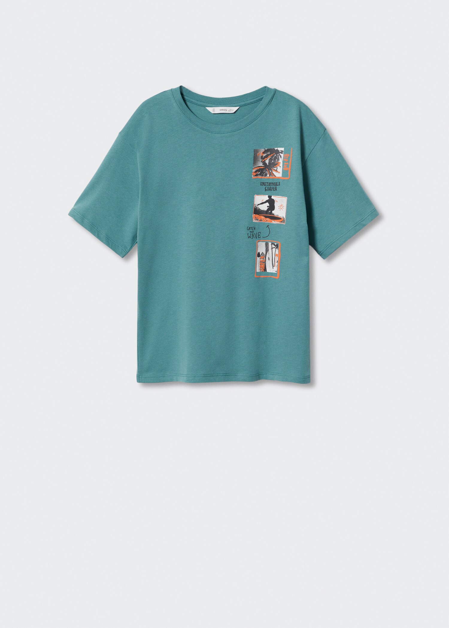 Bedrucktes Baumwoll-T-Shirt - Artikel ohne Model