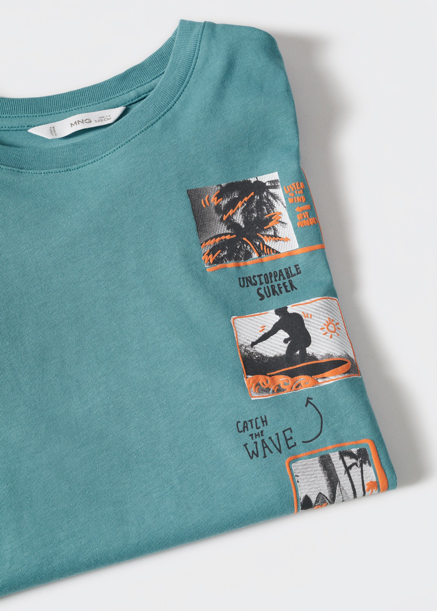 Bedrucktes Baumwoll-T-Shirt - Detail des Artikels 8
