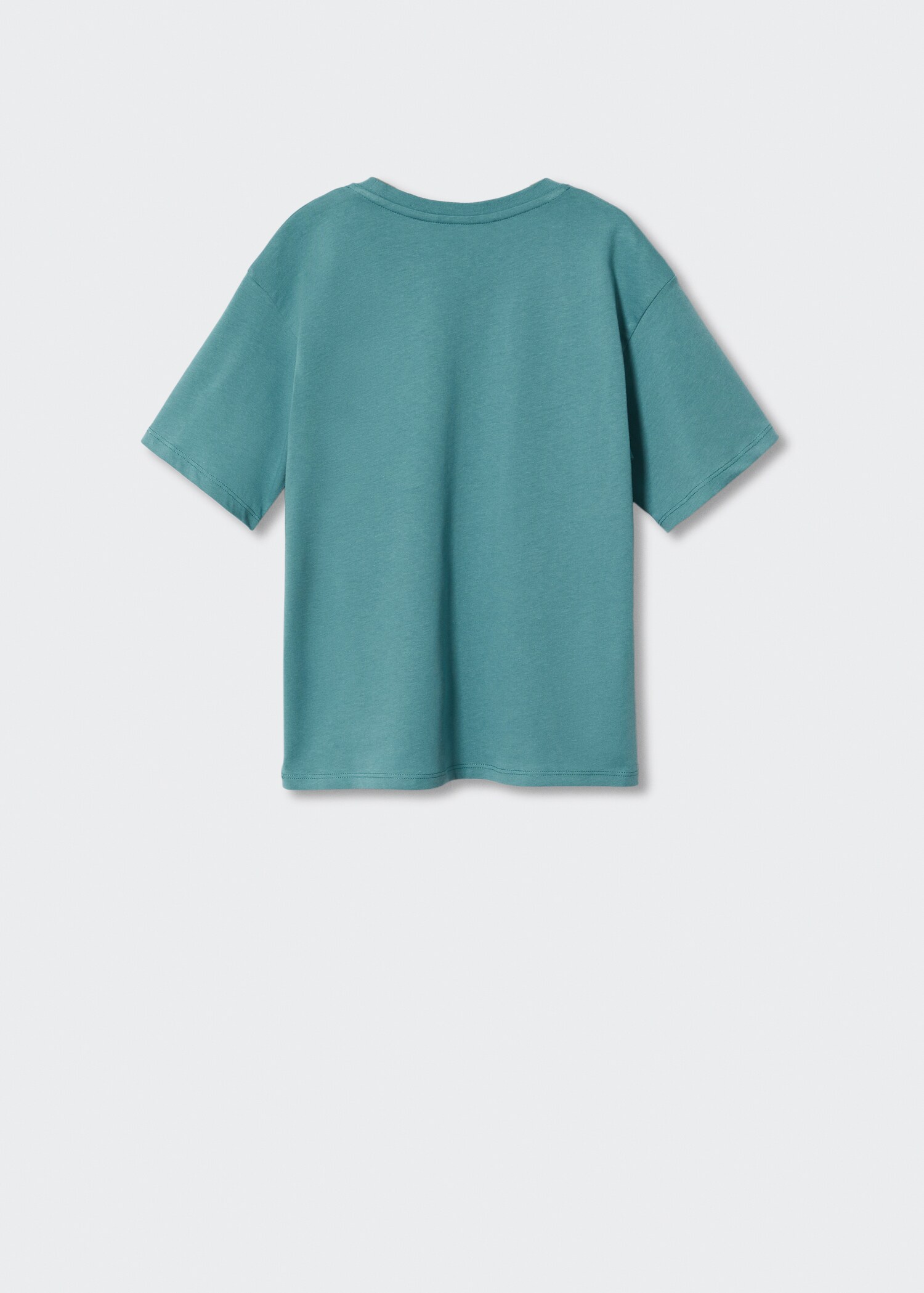 Bedrucktes Baumwoll-T-Shirt - Rückseite des Artikels