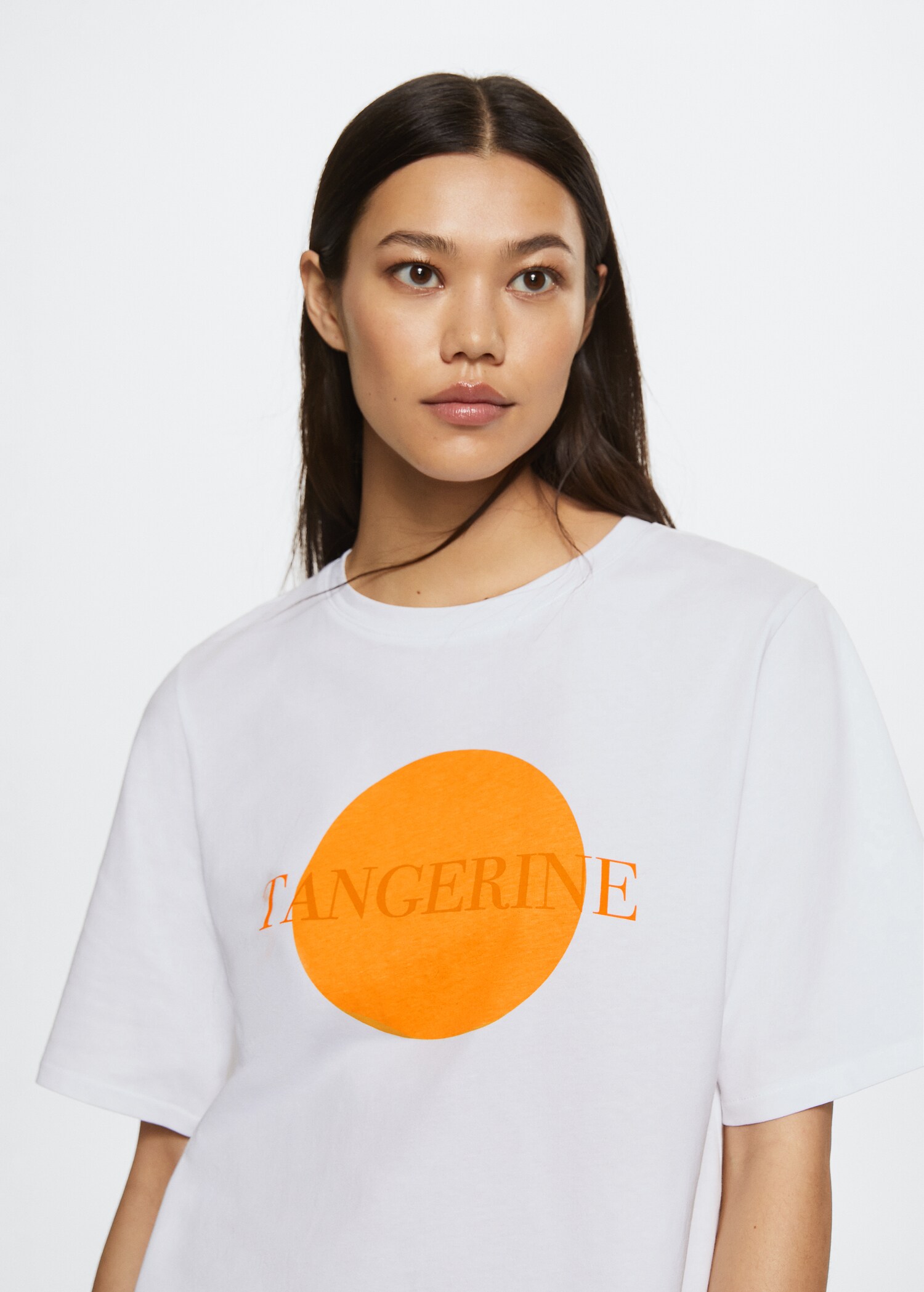 Printed cotton-blend T-shirt - Details of the article 1