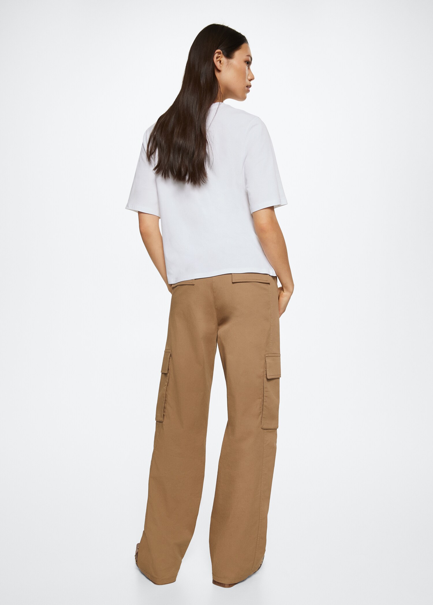 Printed cotton-blend T-shirt - Reverse of the article