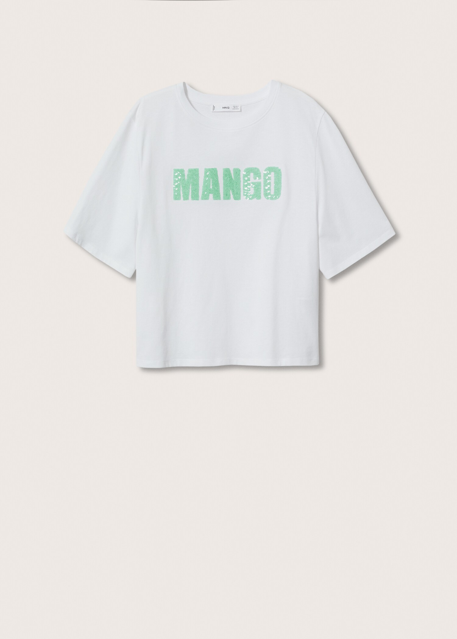 T-shirt logo en coton - Article sans modèle