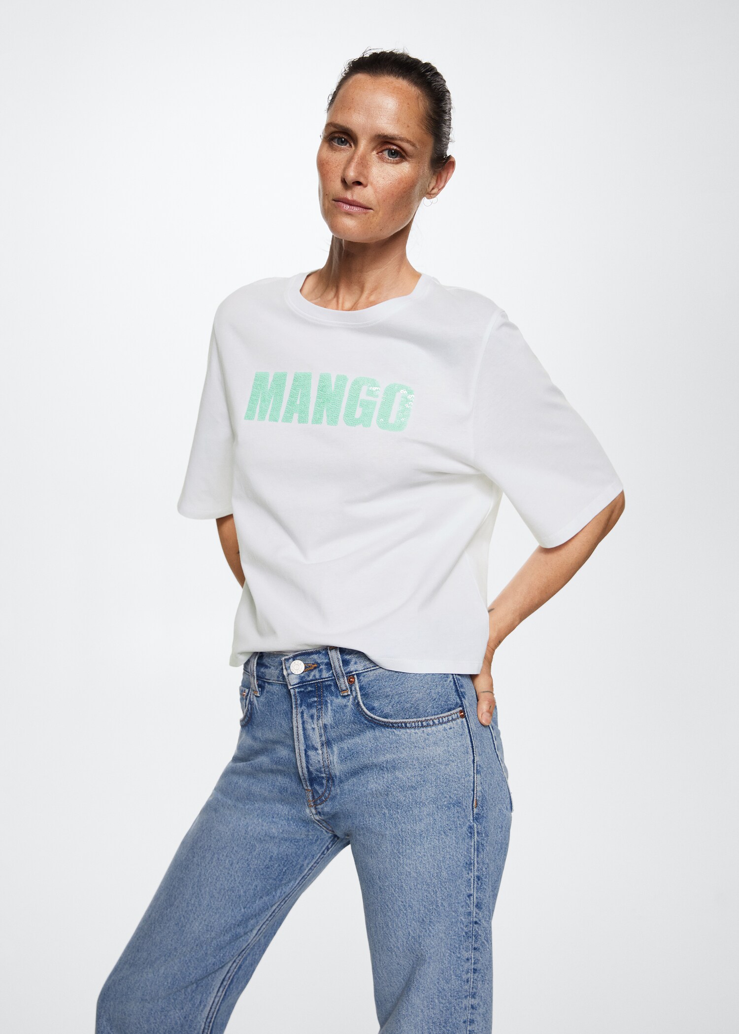 T-shirt logo en coton - Détail de l'article 1