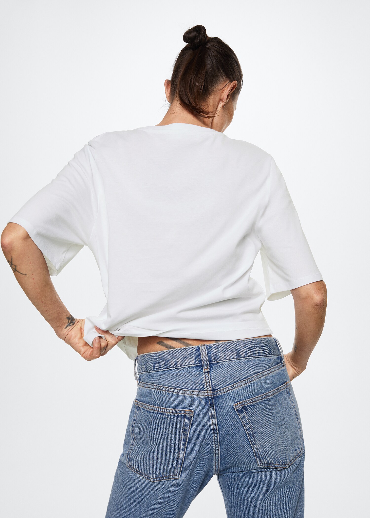 T-shirt logo en coton - Verso de l’article