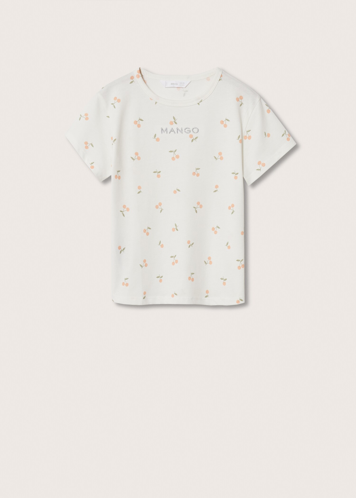 Printed cotton-blend T-shirt - Article without model