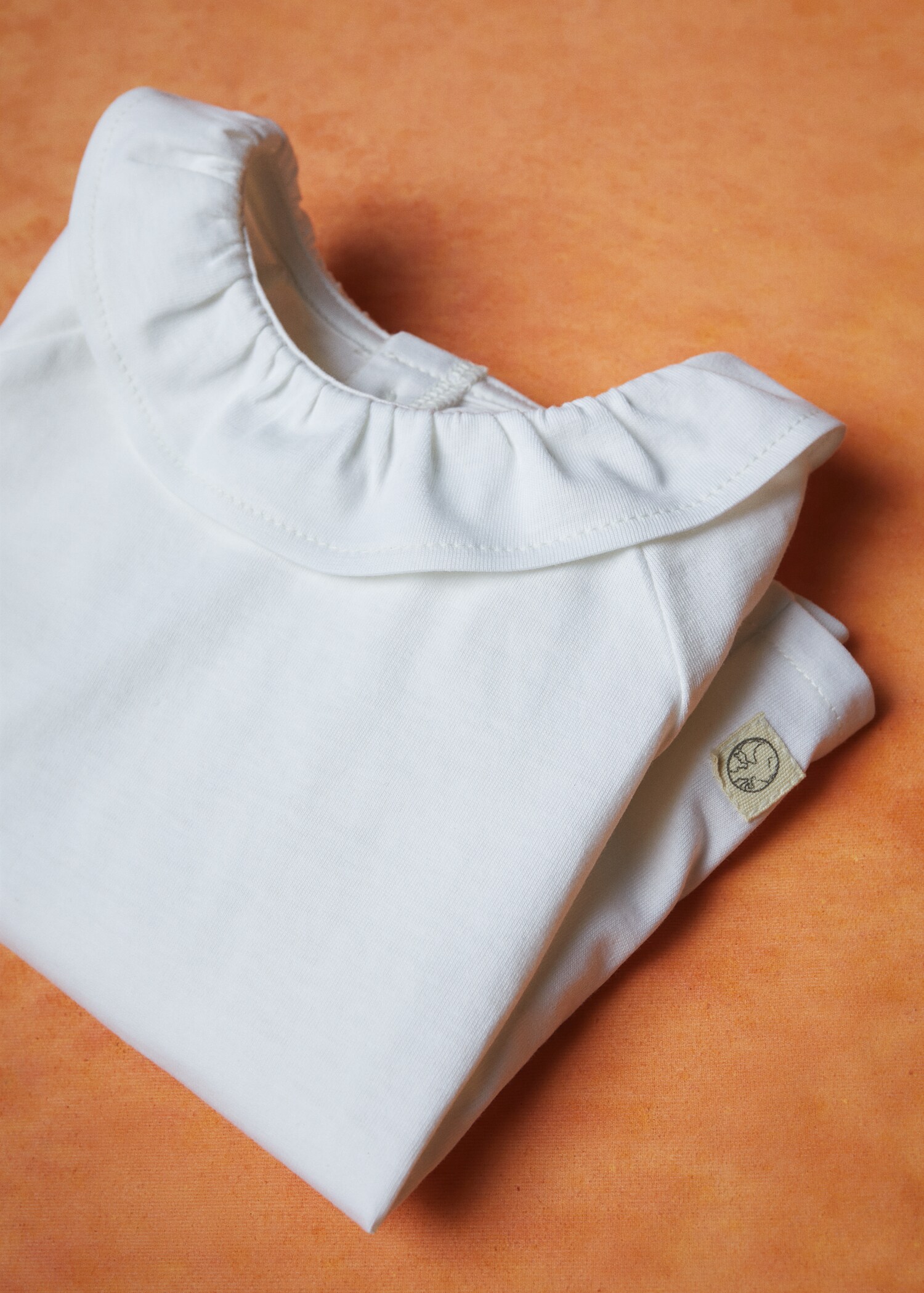 T-shirt de algodão com folhos - Pormenor do artigo 6