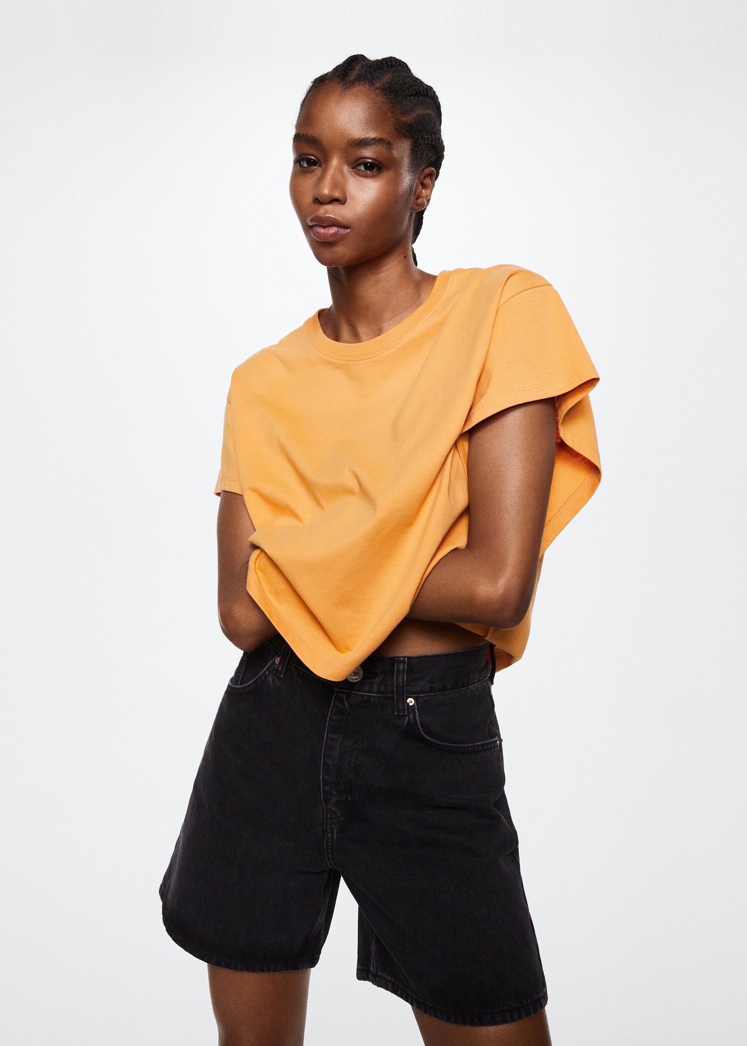 T-Shirt aus 100 % Baumwolle - Mittlere Ansicht