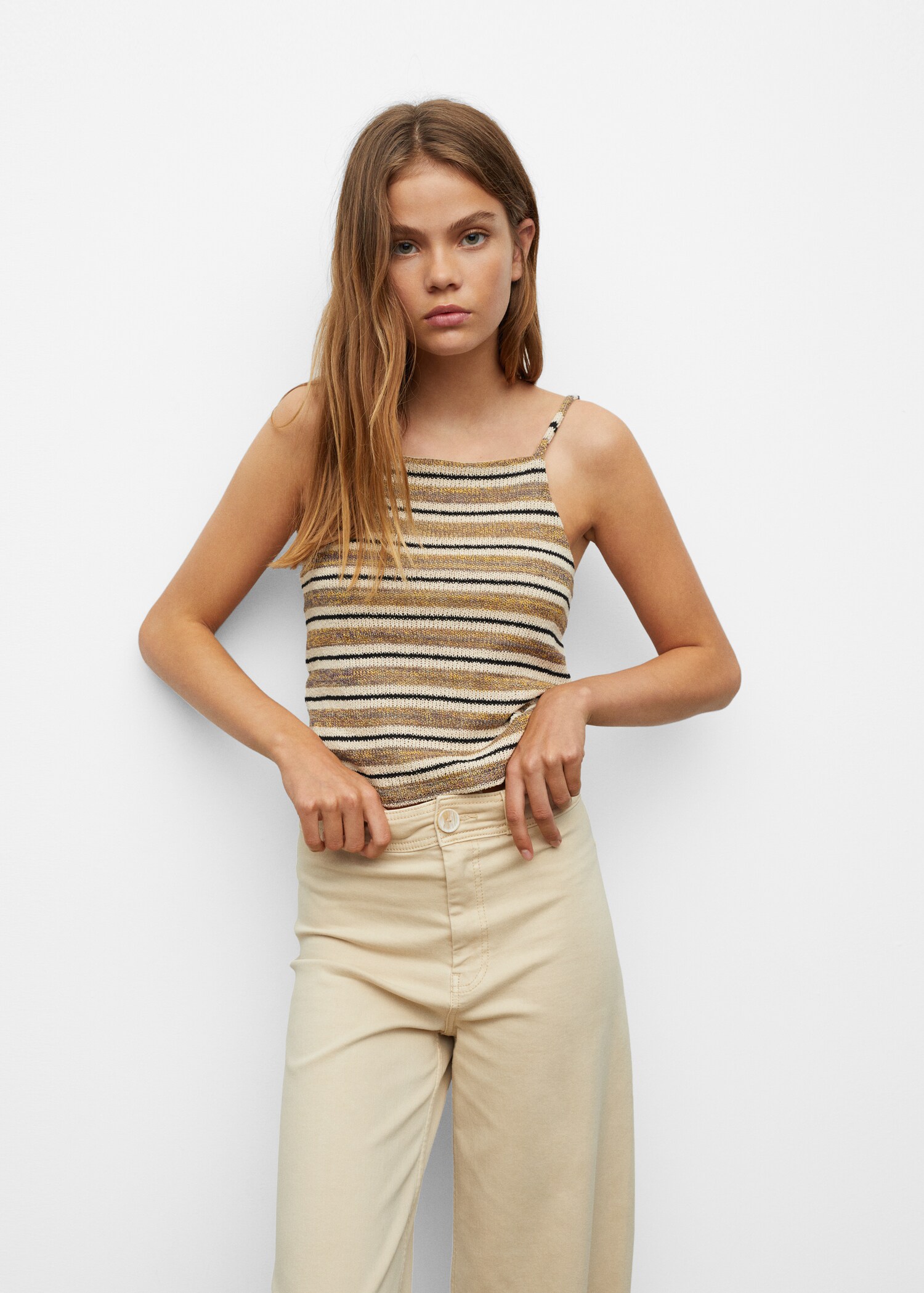 Striped top - Details of the article 1