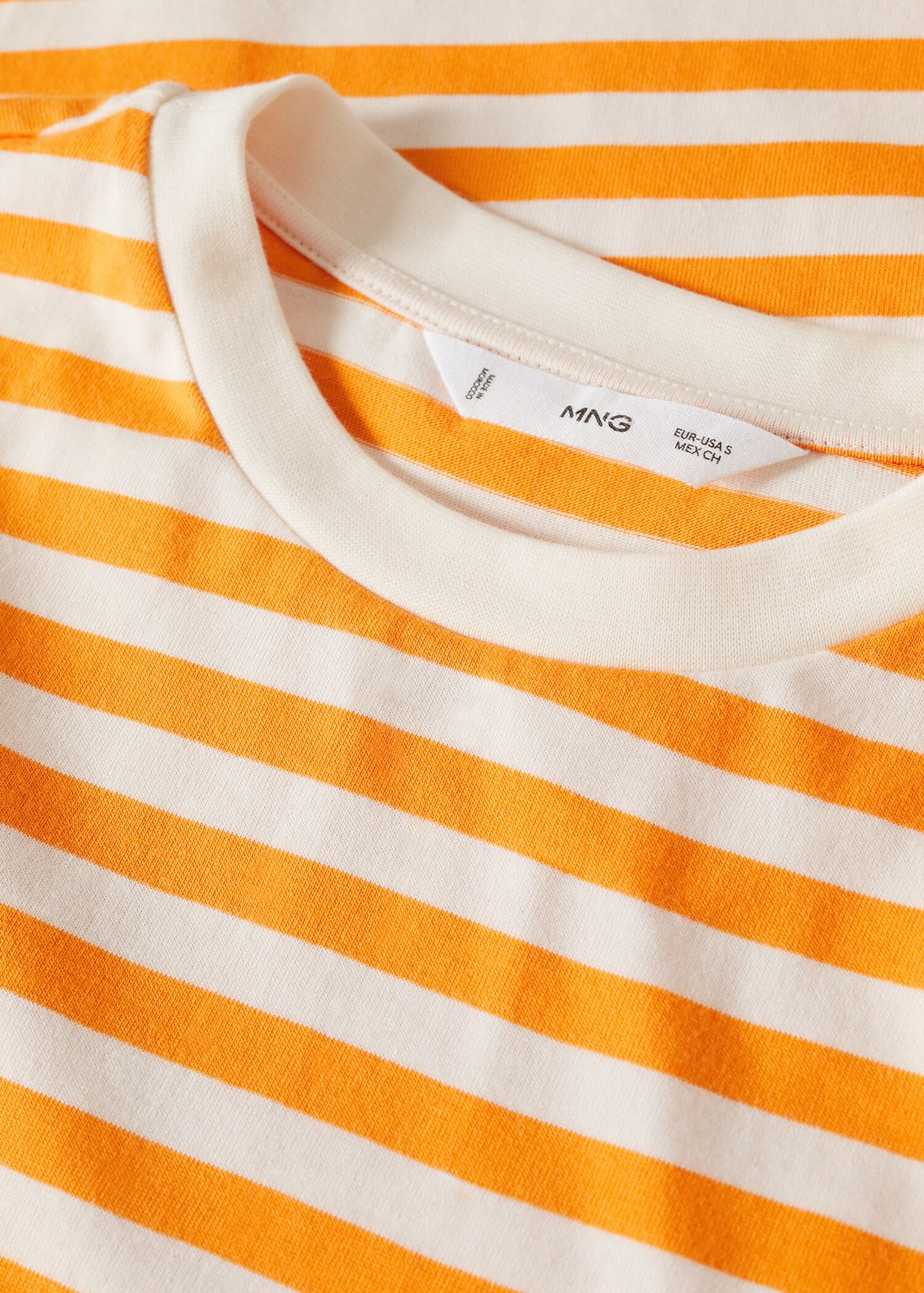 T-shirt coton à rayures - Détail de l'article 8