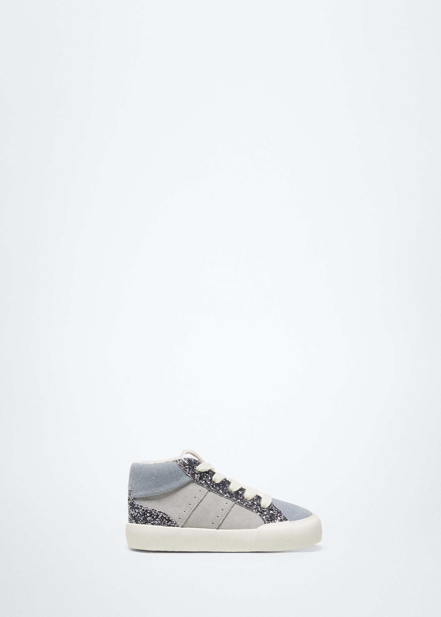 Leren sneaker met glitters - Artikel zonder model