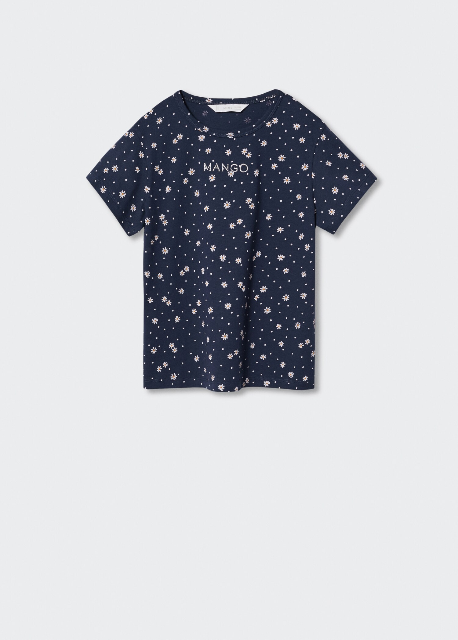 Camiseta estampada logo bordado - Artículo sin modelo