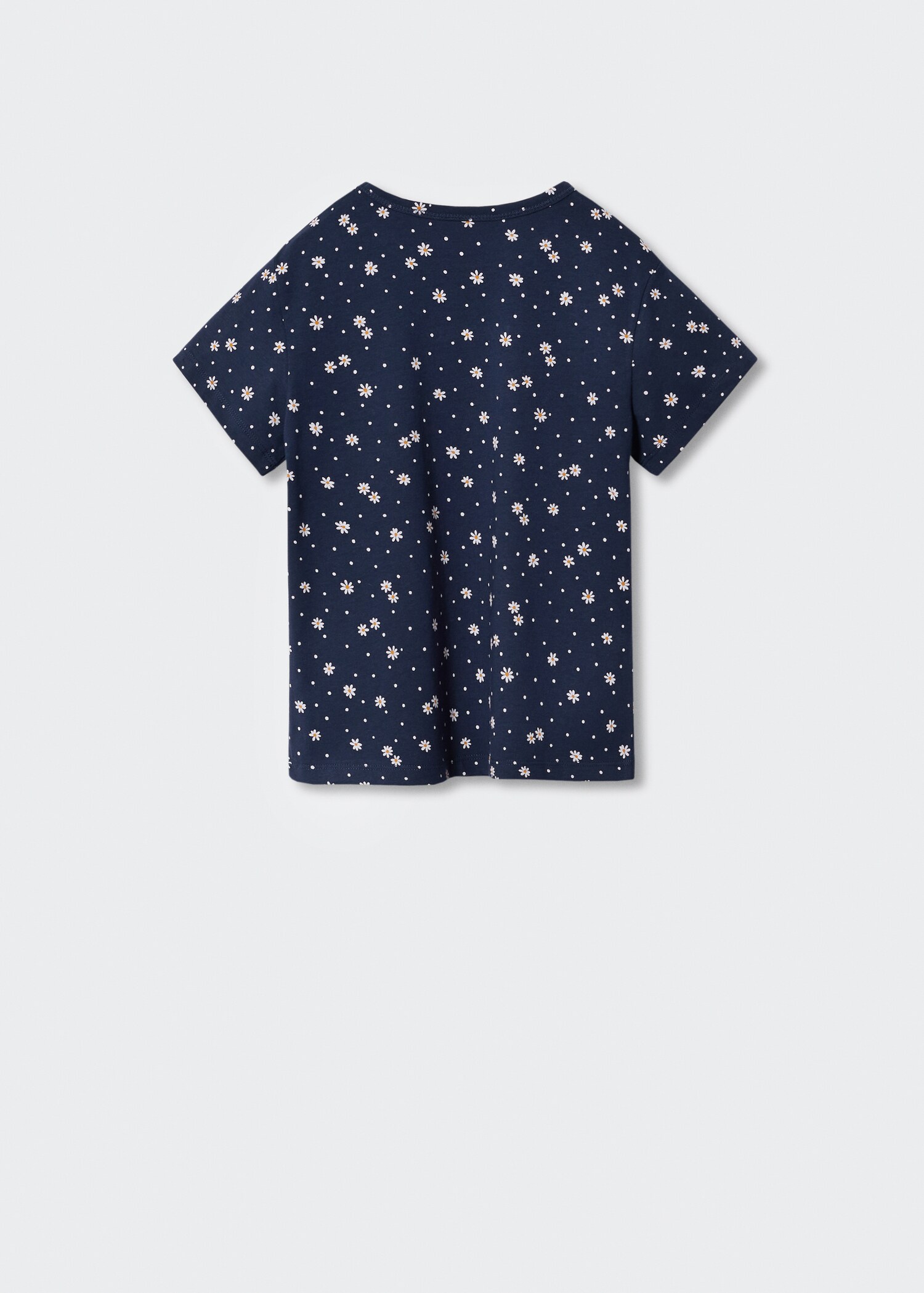 Camiseta estampada logo bordado - Reverso del artículo