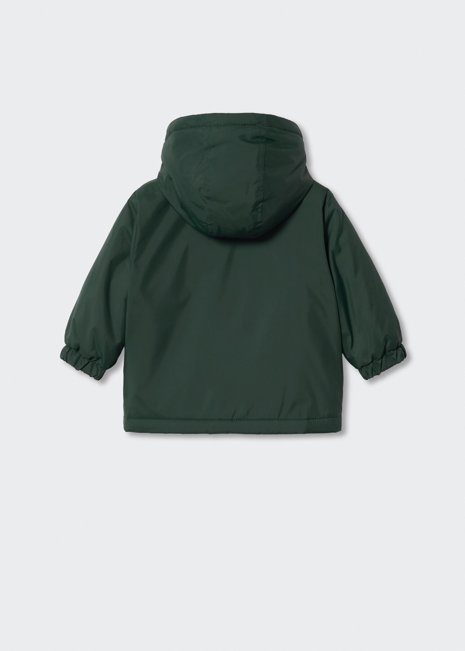 Hooded coat - Reverse of the article