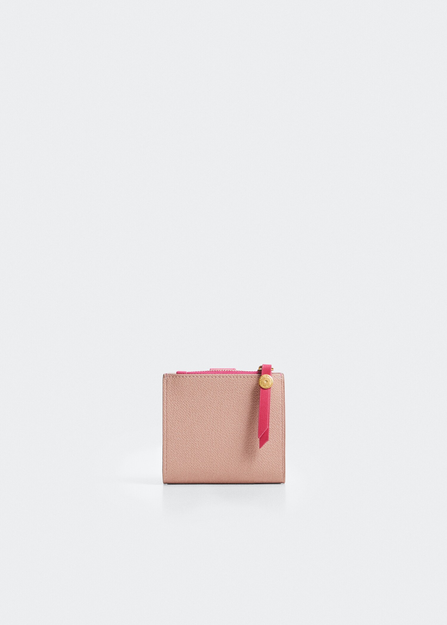 Portefeuille effet saffiano - Plan moyen