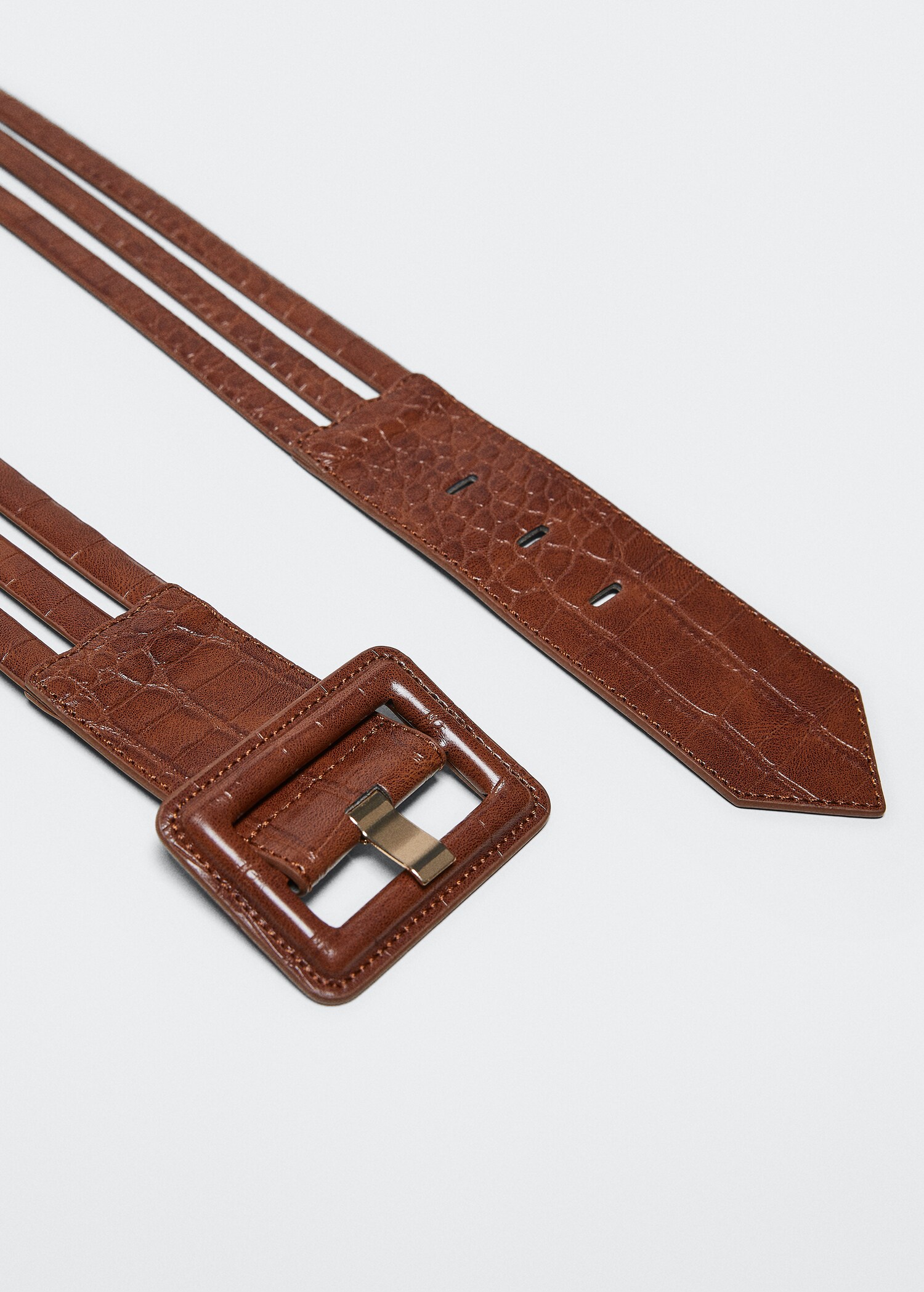 Ceinture boucle carrée - Plan moyen