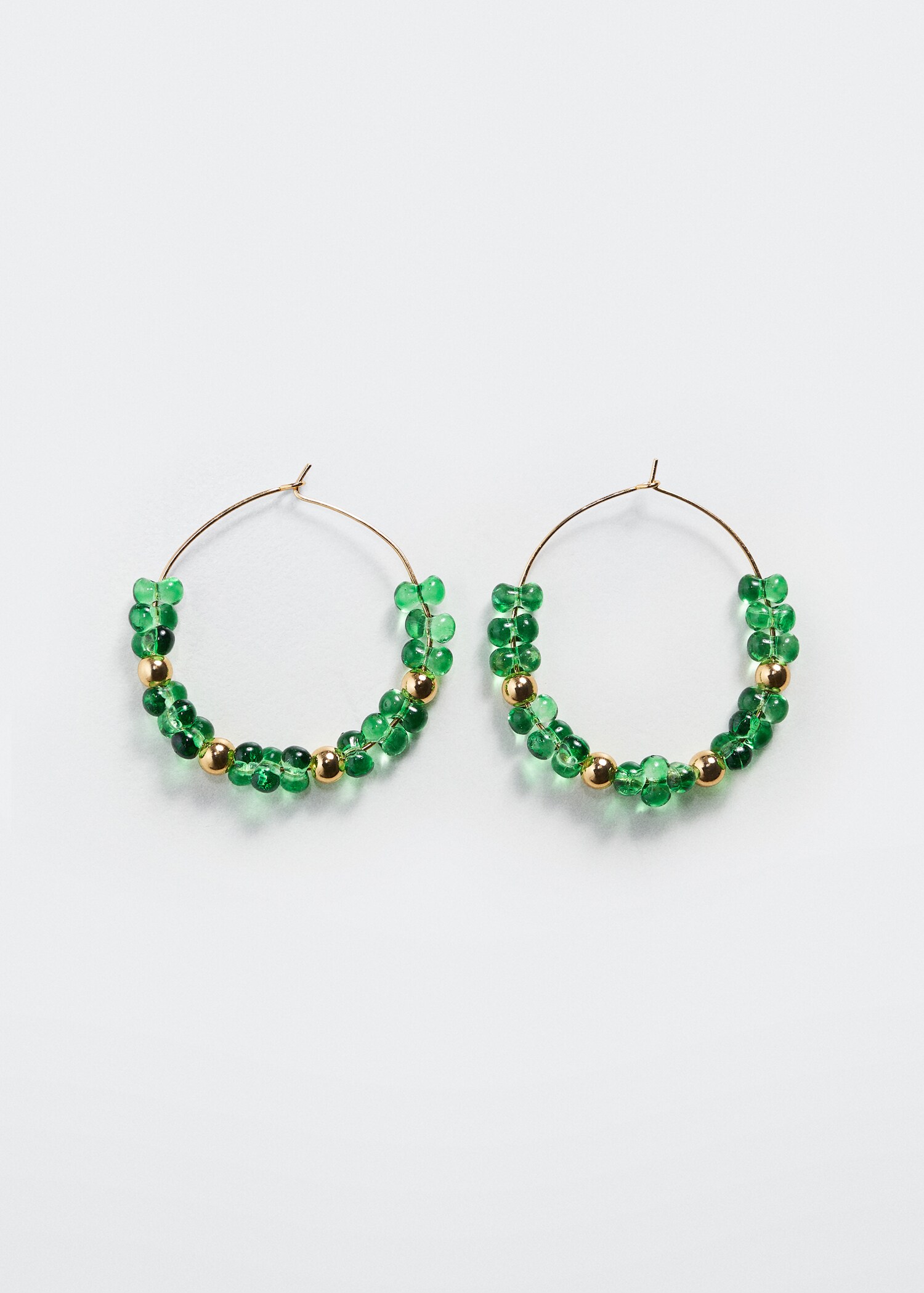 Hoops crystal earrings - Article without model