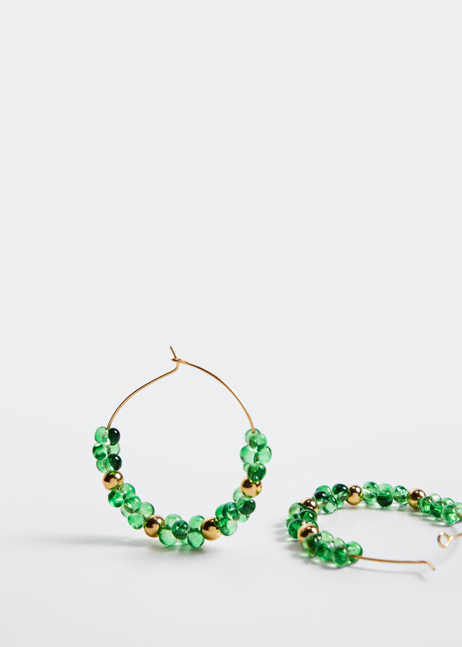 Hoops crystal earrings - Details of the article 2
