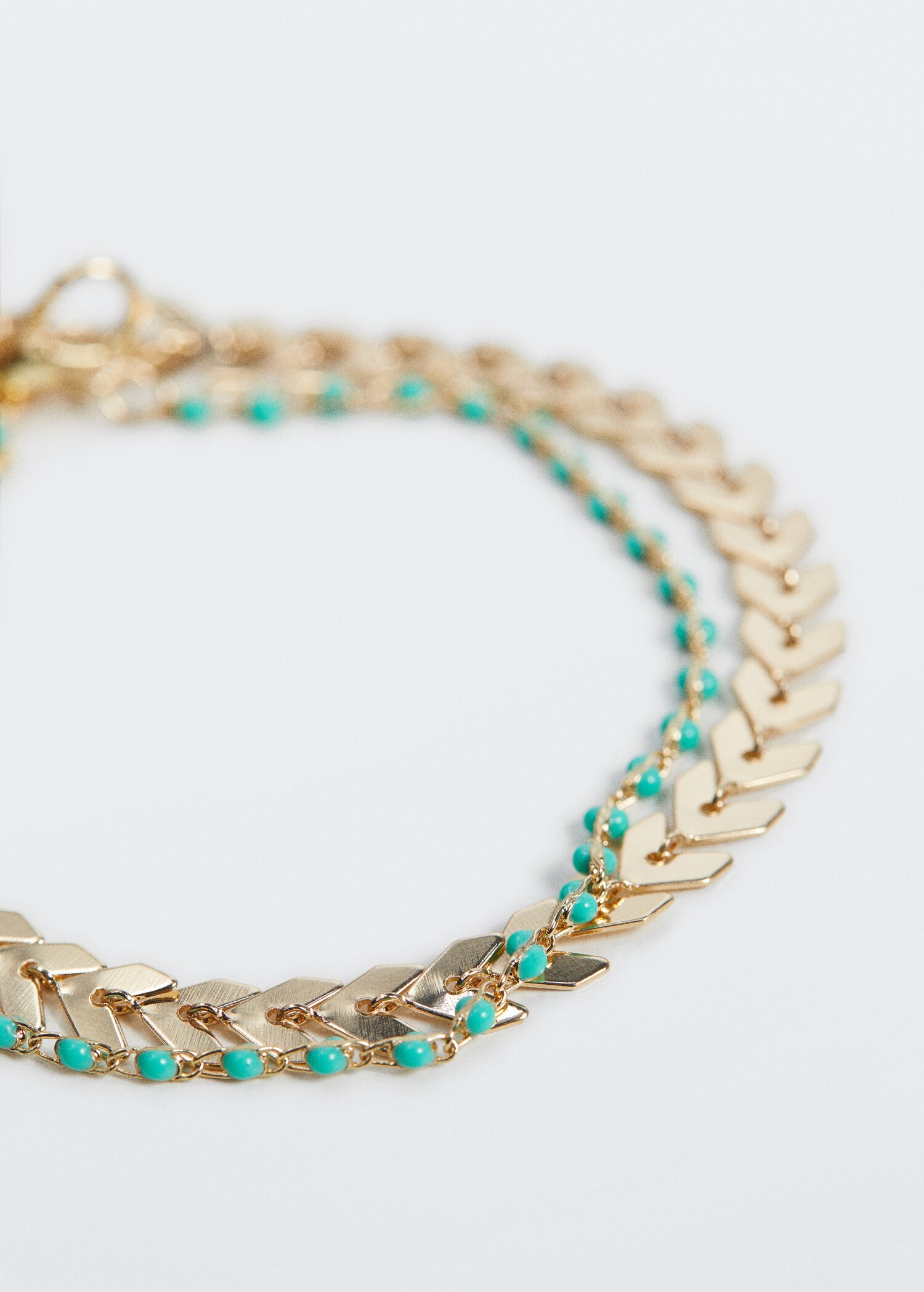 2-pack bead bracelets - Medium plane