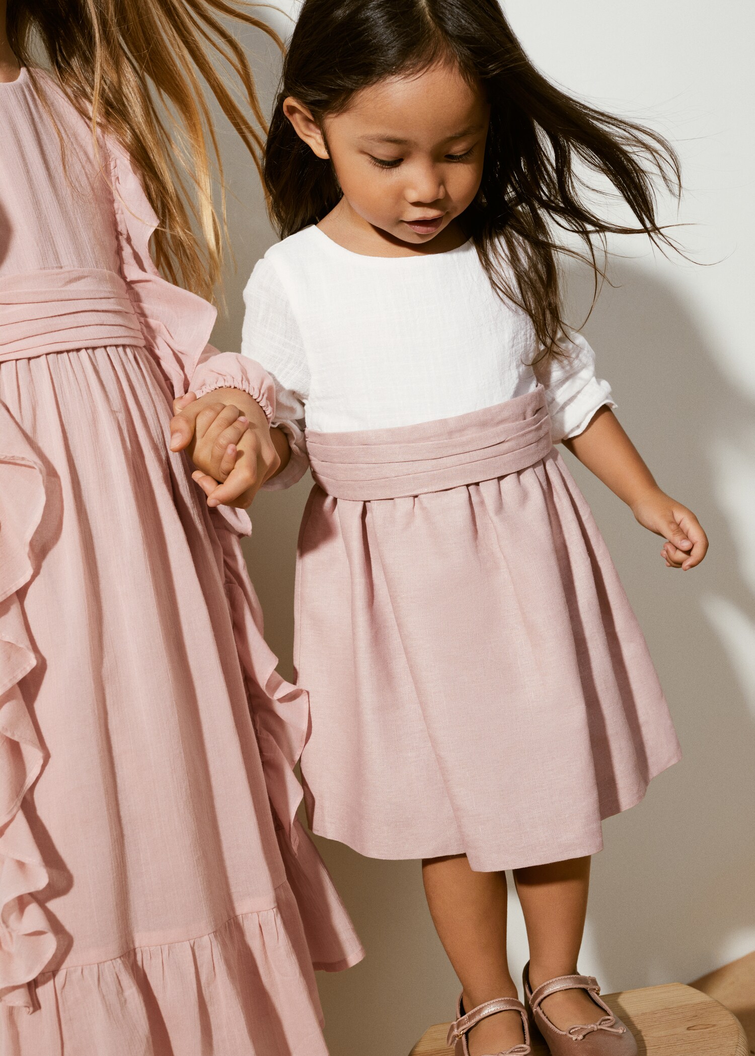 Linen-cotton dress - Medium plane
