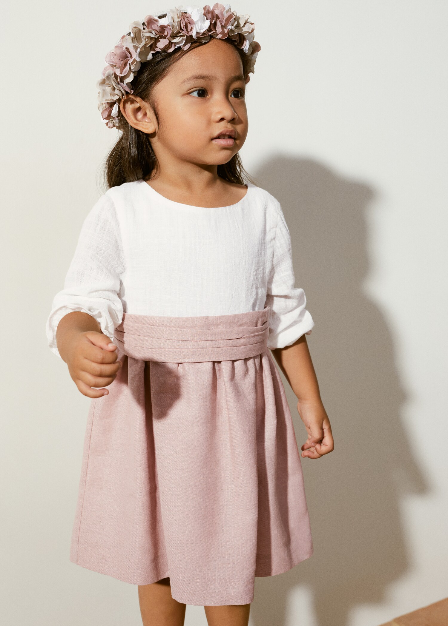 Linen-cotton dress - Details of the article 1
