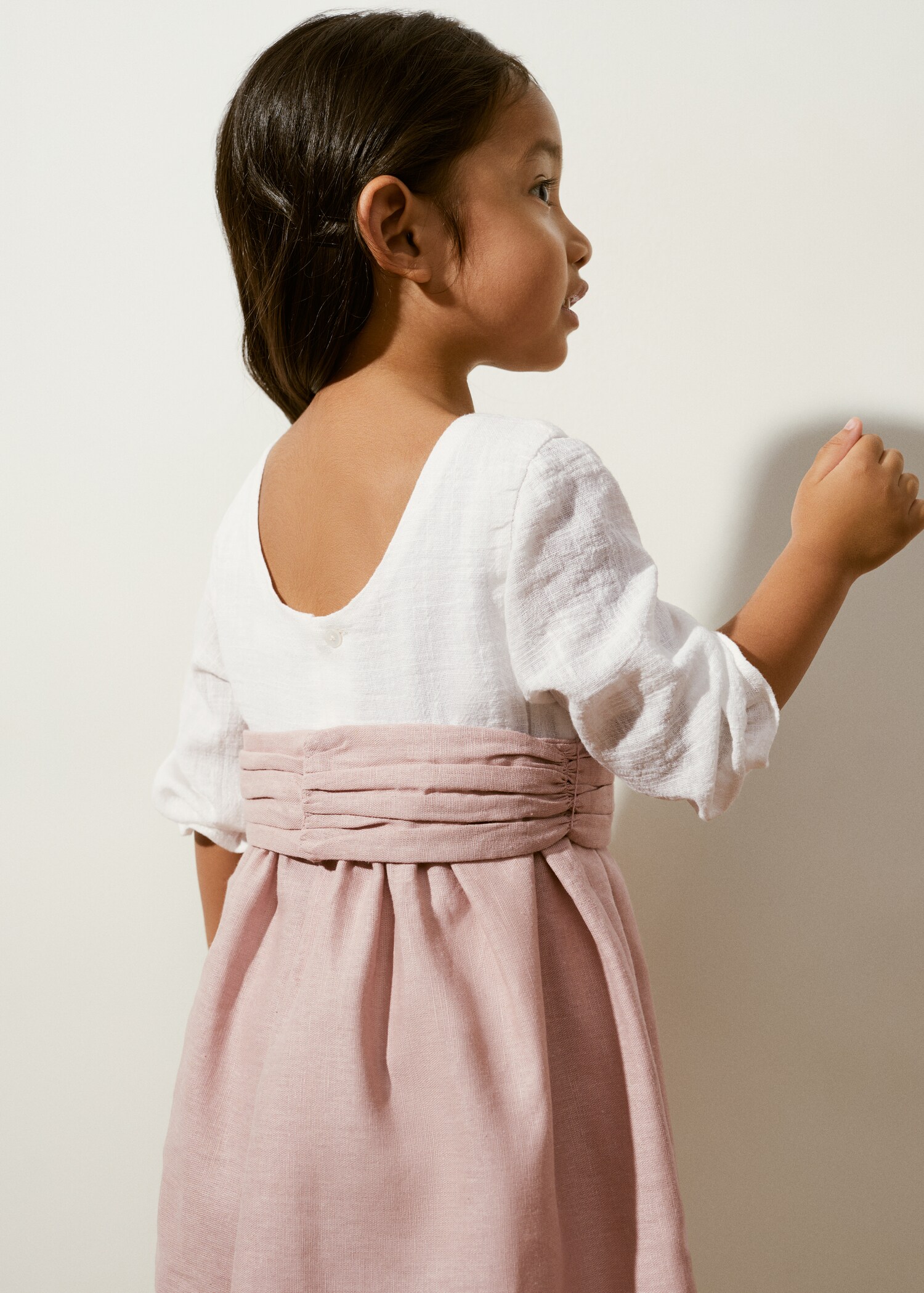 Linen-cotton dress - Details of the article 2
