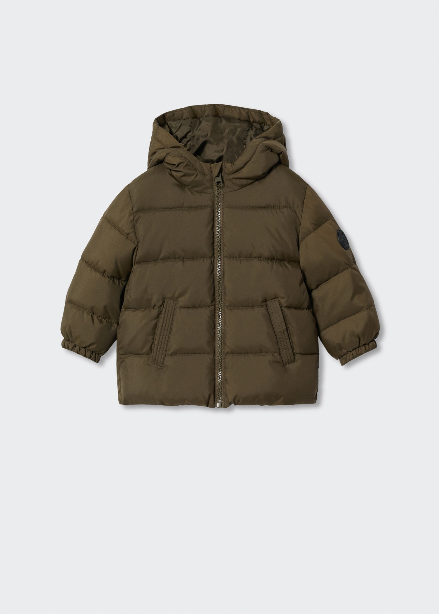 Hood quilted coat - Article without model