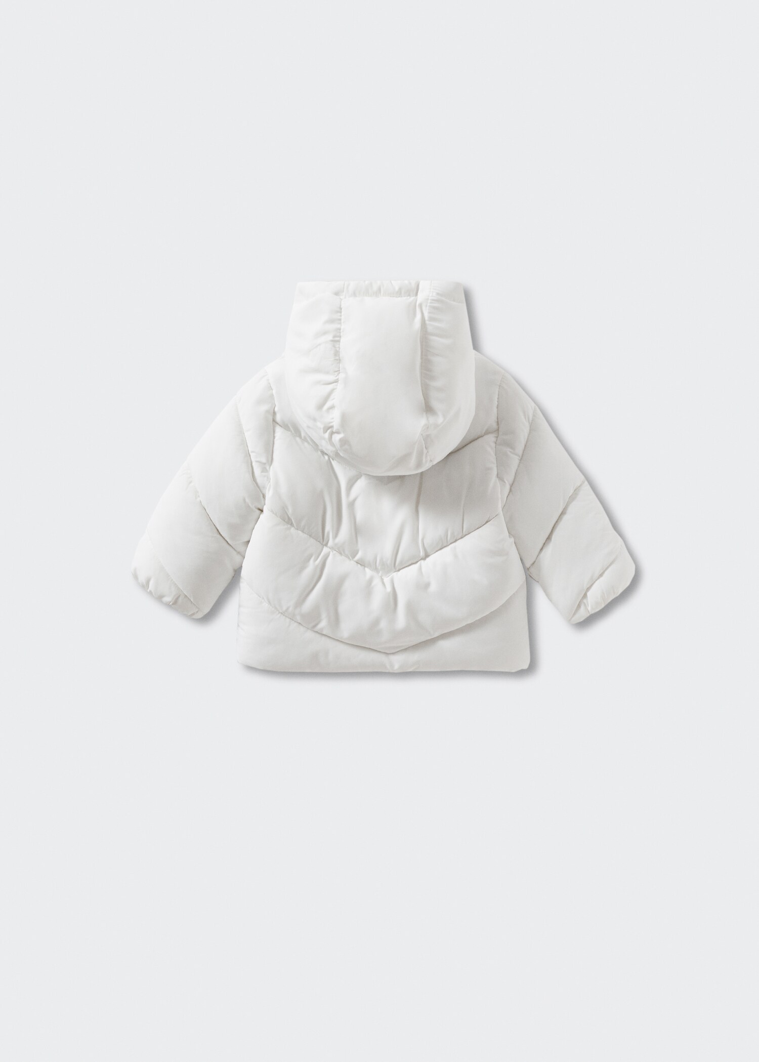 Quilted buttoned coat - Зворотна сторона товару