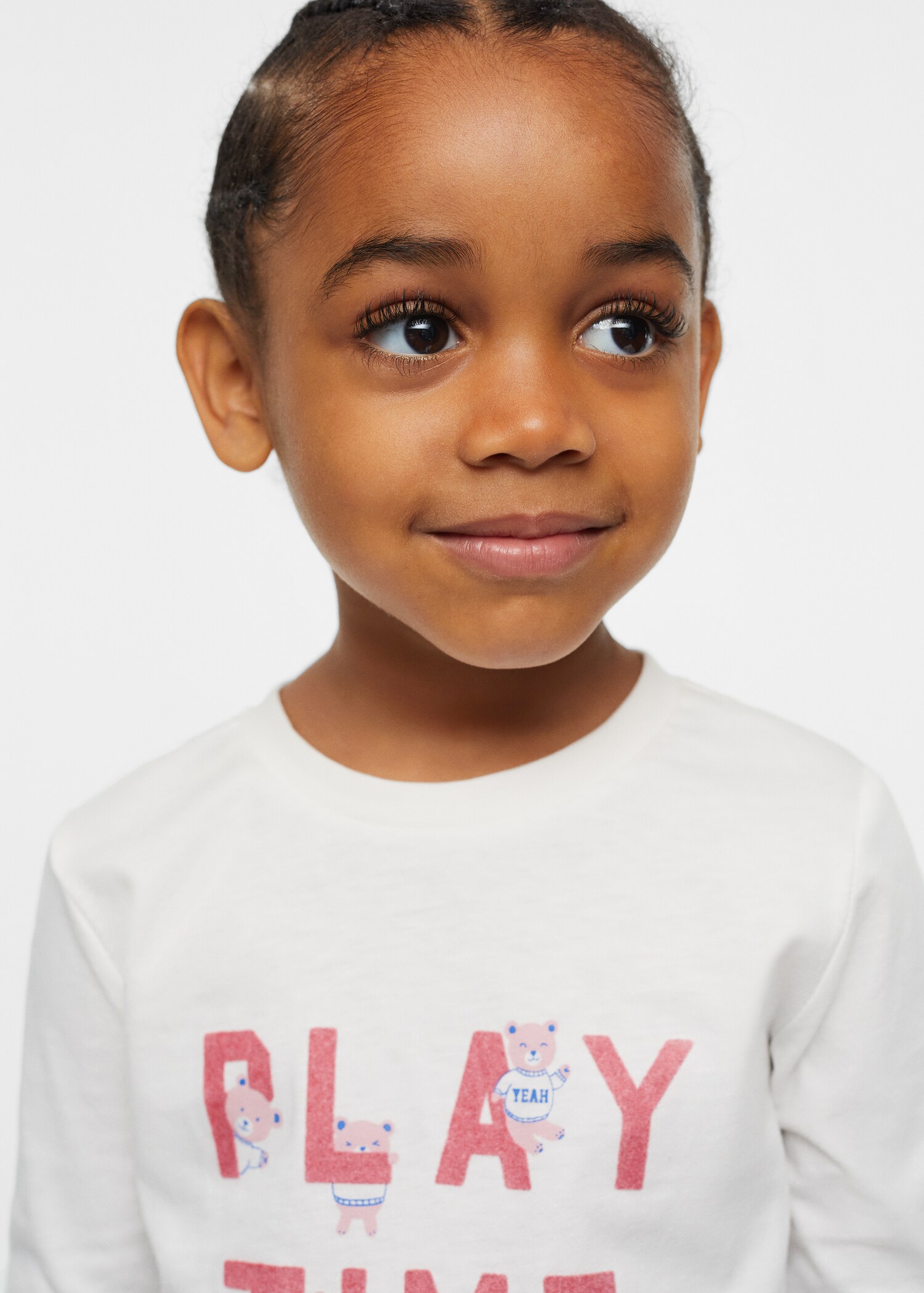 Langärmliges T-Shirt mit Schriftzug - Detail des Artikels 1