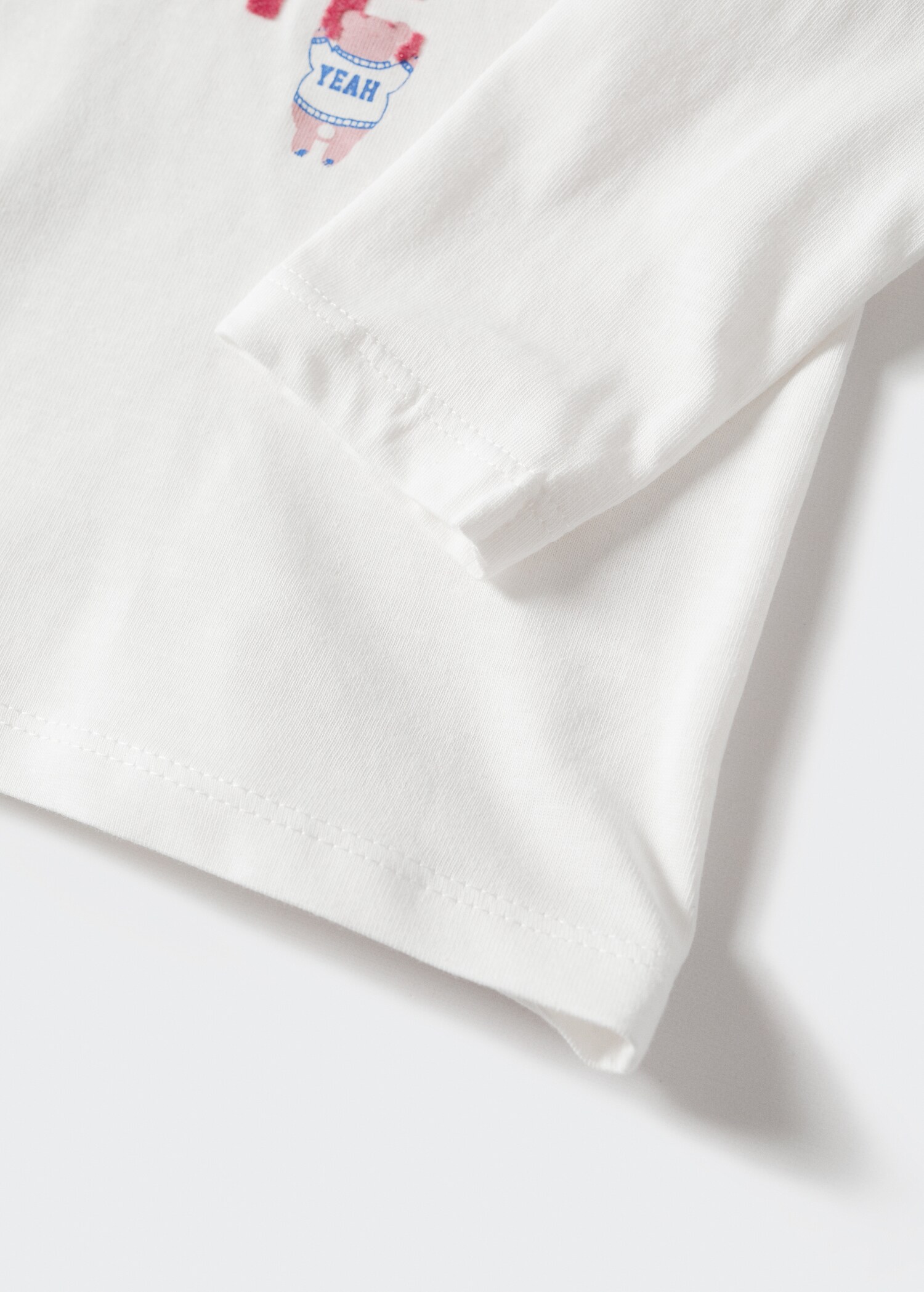 Langärmliges T-Shirt mit Schriftzug - Detail des Artikels 9