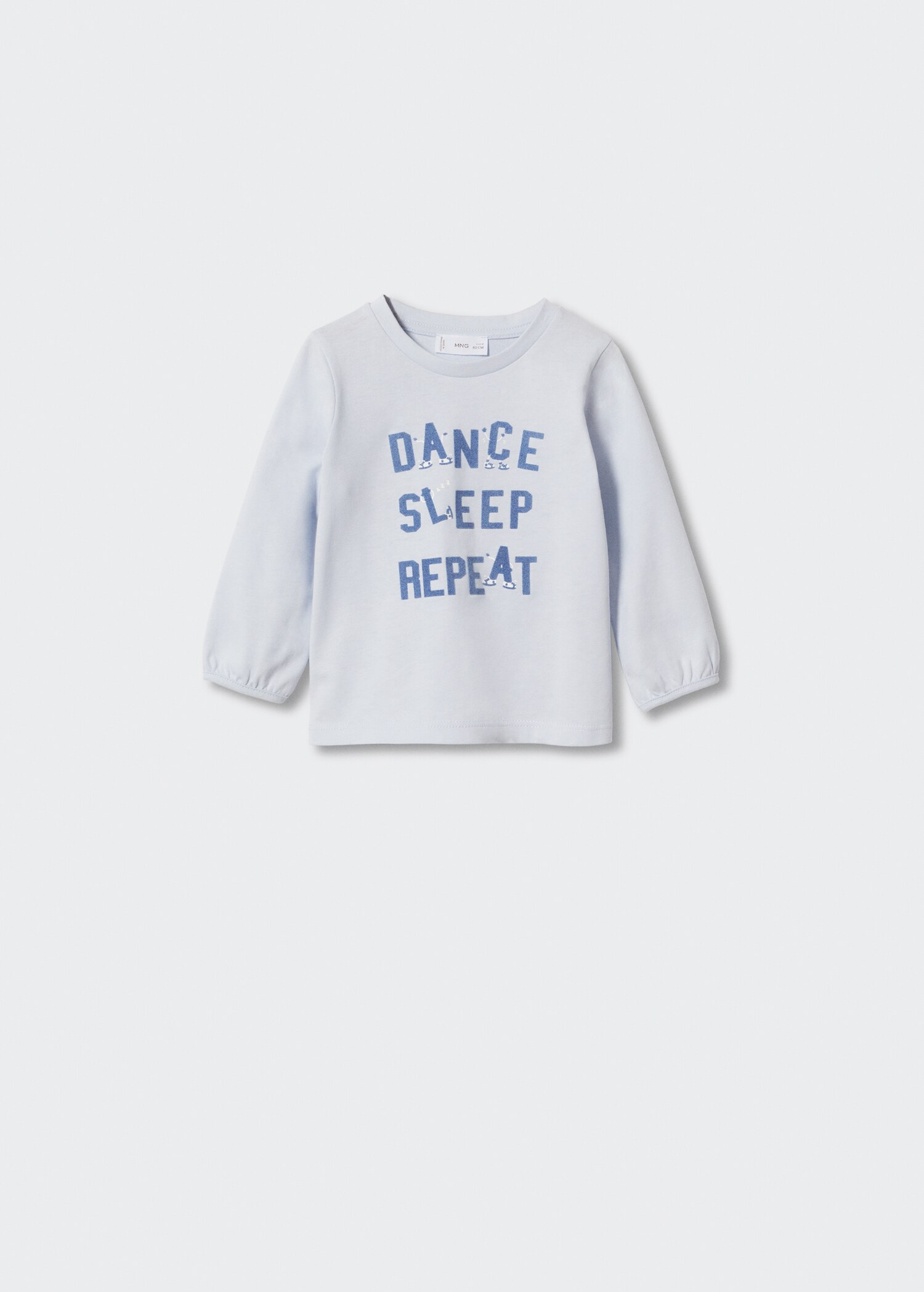 Long-sleeved t-shirt with message - Article without model