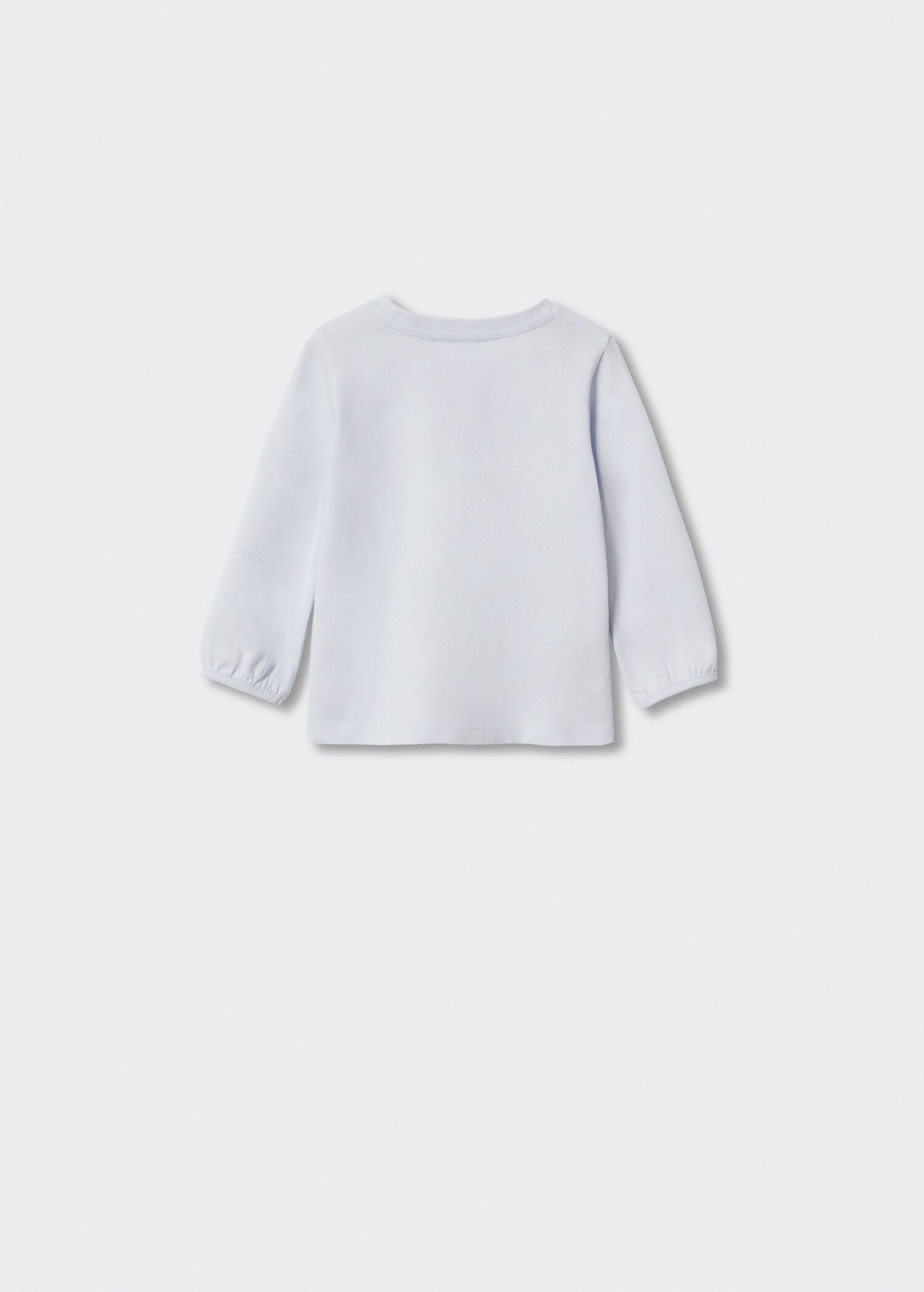 Long-sleeved t-shirt with message - Reverse of the article