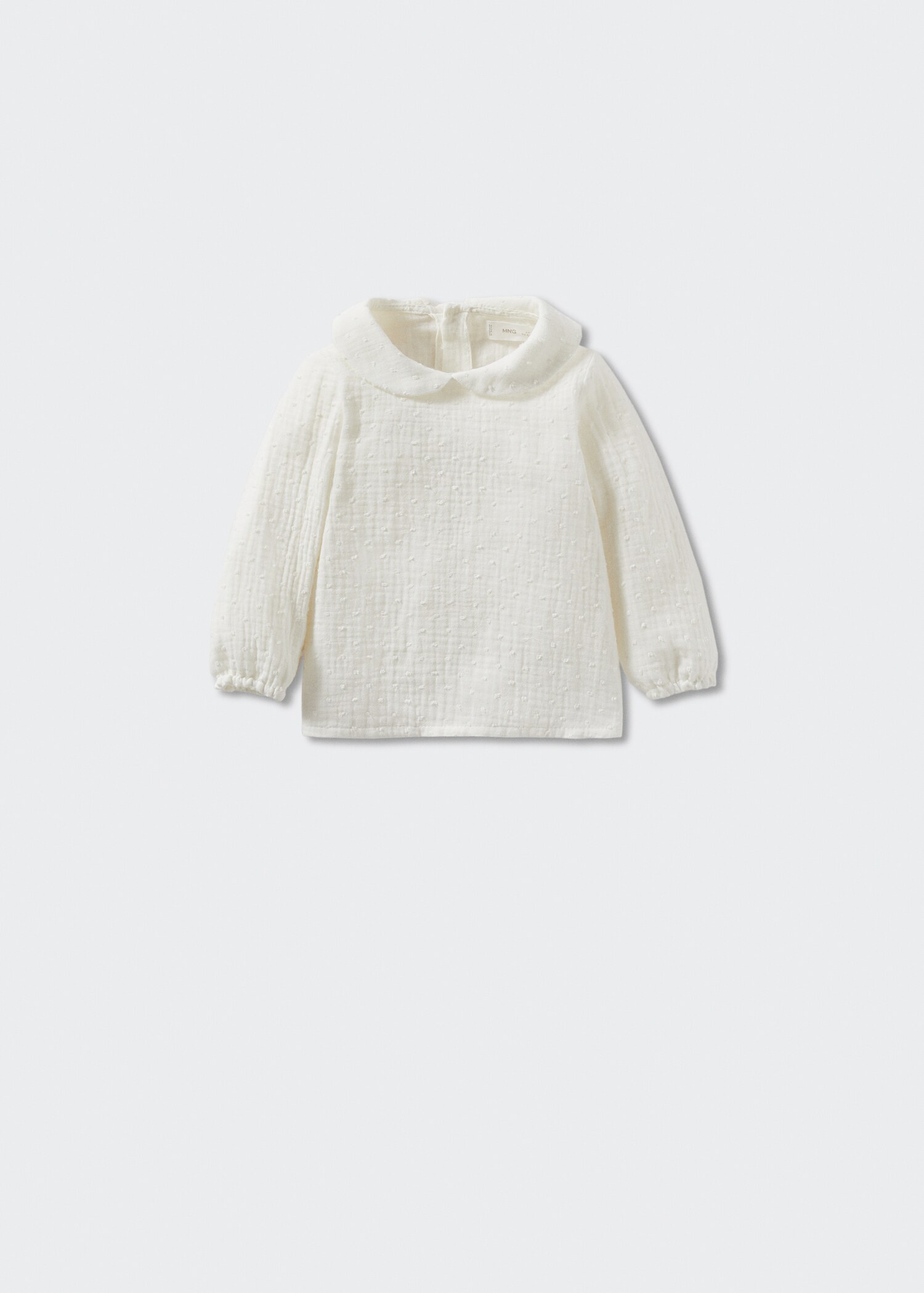 Babydoll neck plumeti blouse - Article without model