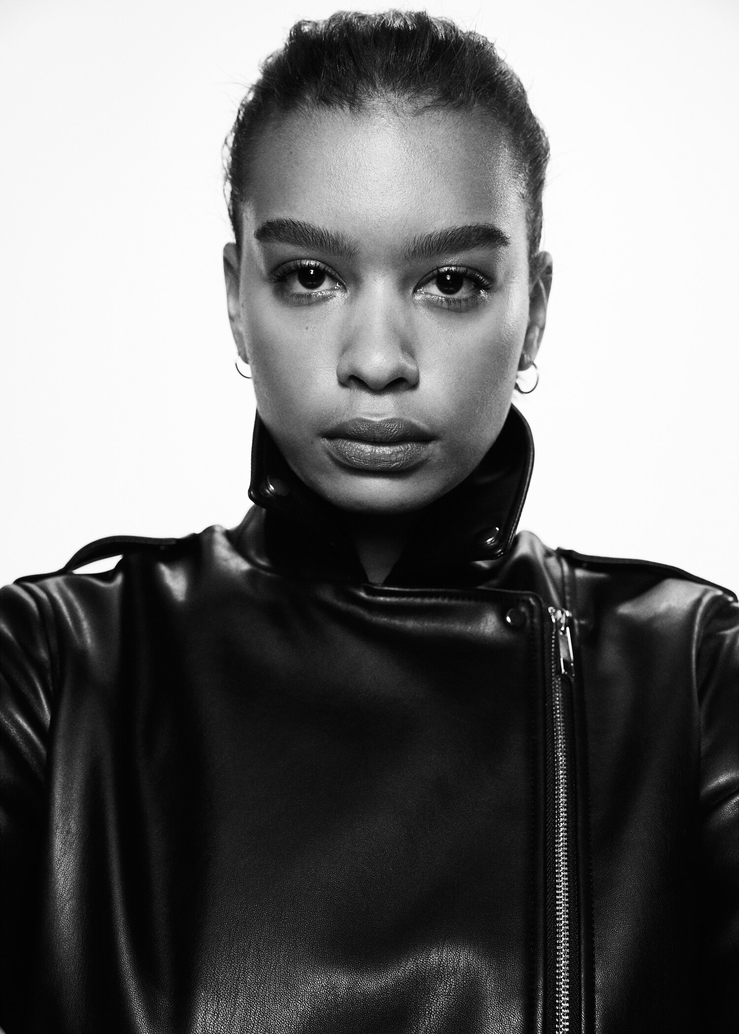 Leather-effect biker jacket - Details of the article 6