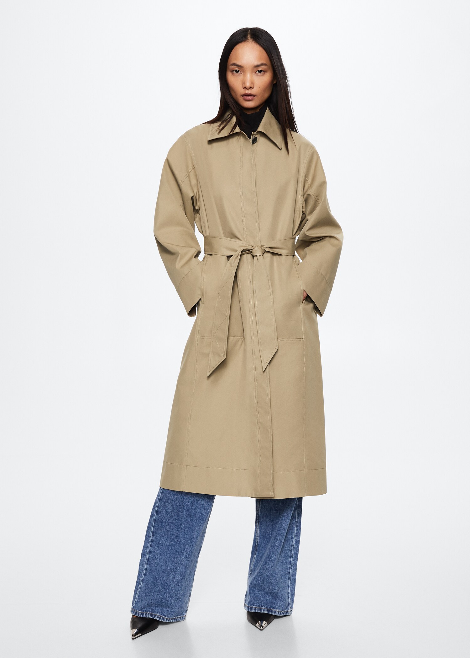 Trench coton oversize - Détail de l'article 6
