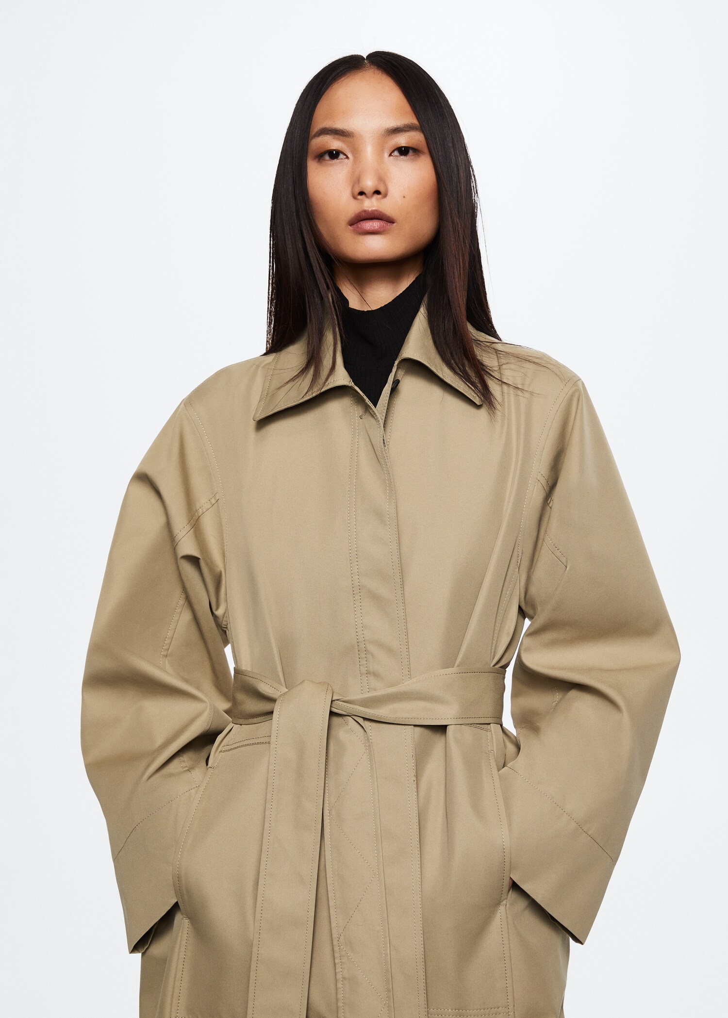Trench coton oversize - Détail de l'article 7