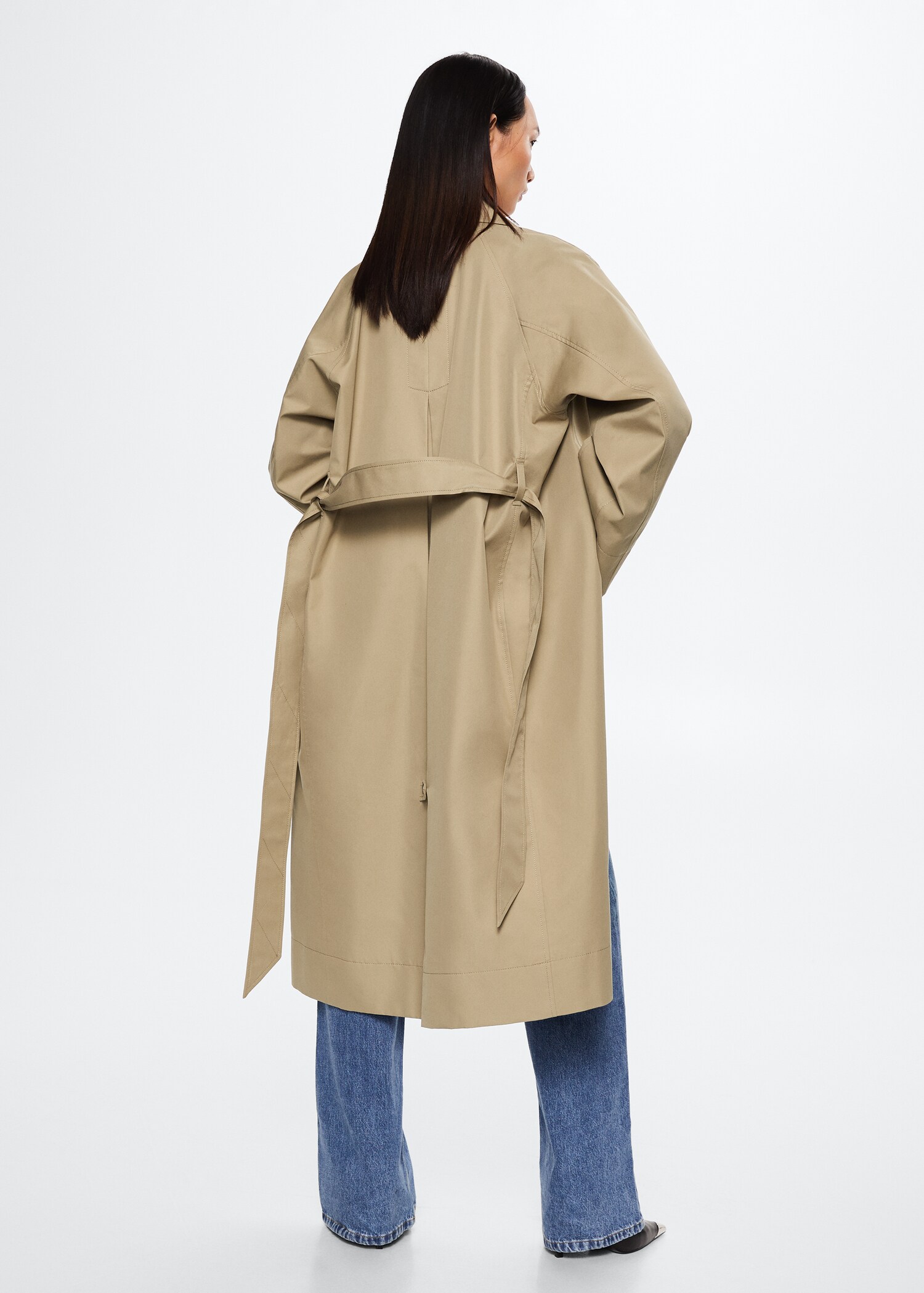 Trench coton oversize - Verso de l’article