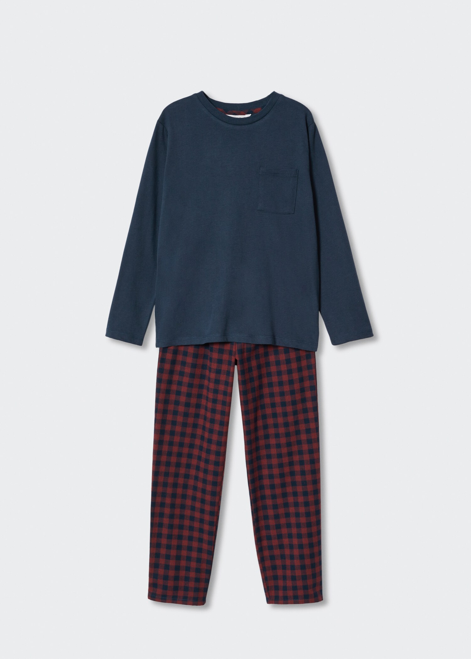 Two-pieces check long pyjamas - Details of the article 8